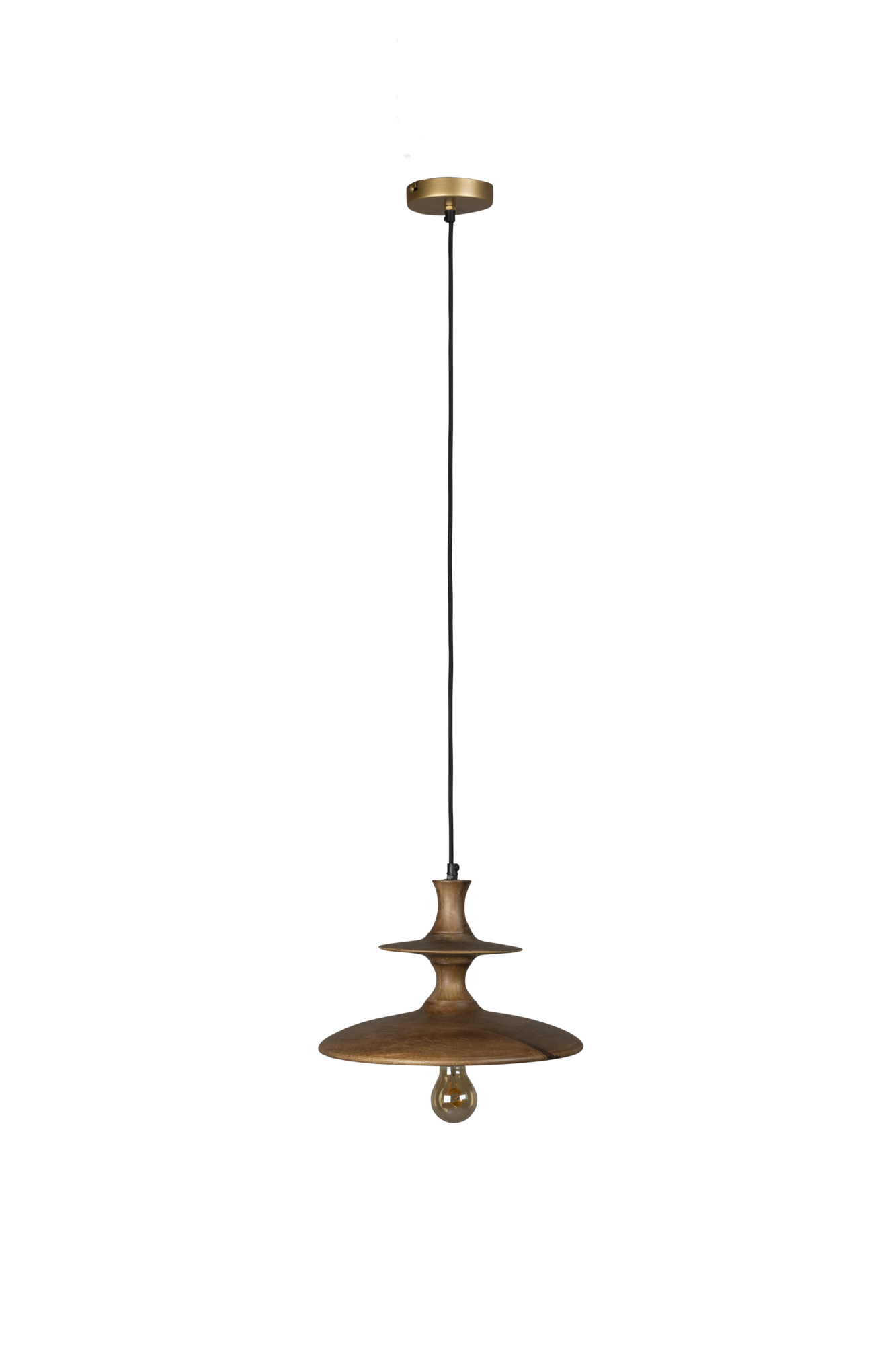 Hanglamp CATH S walnoot