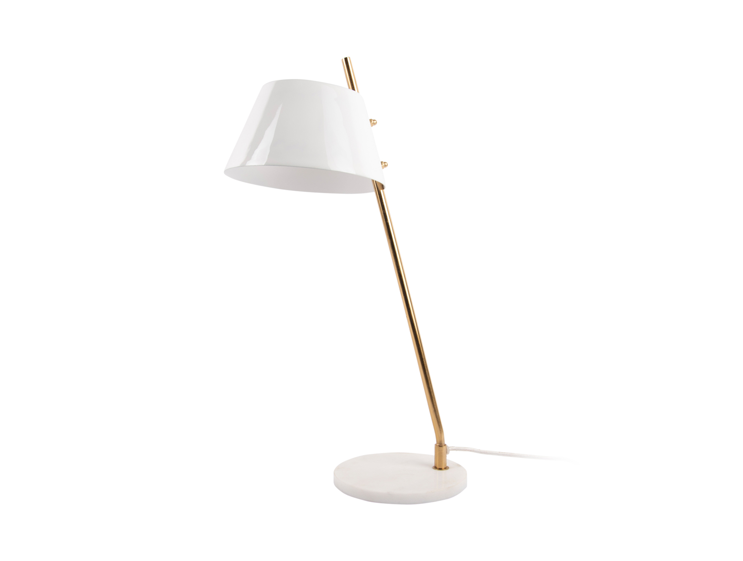 Table lamp Savvy enamel white