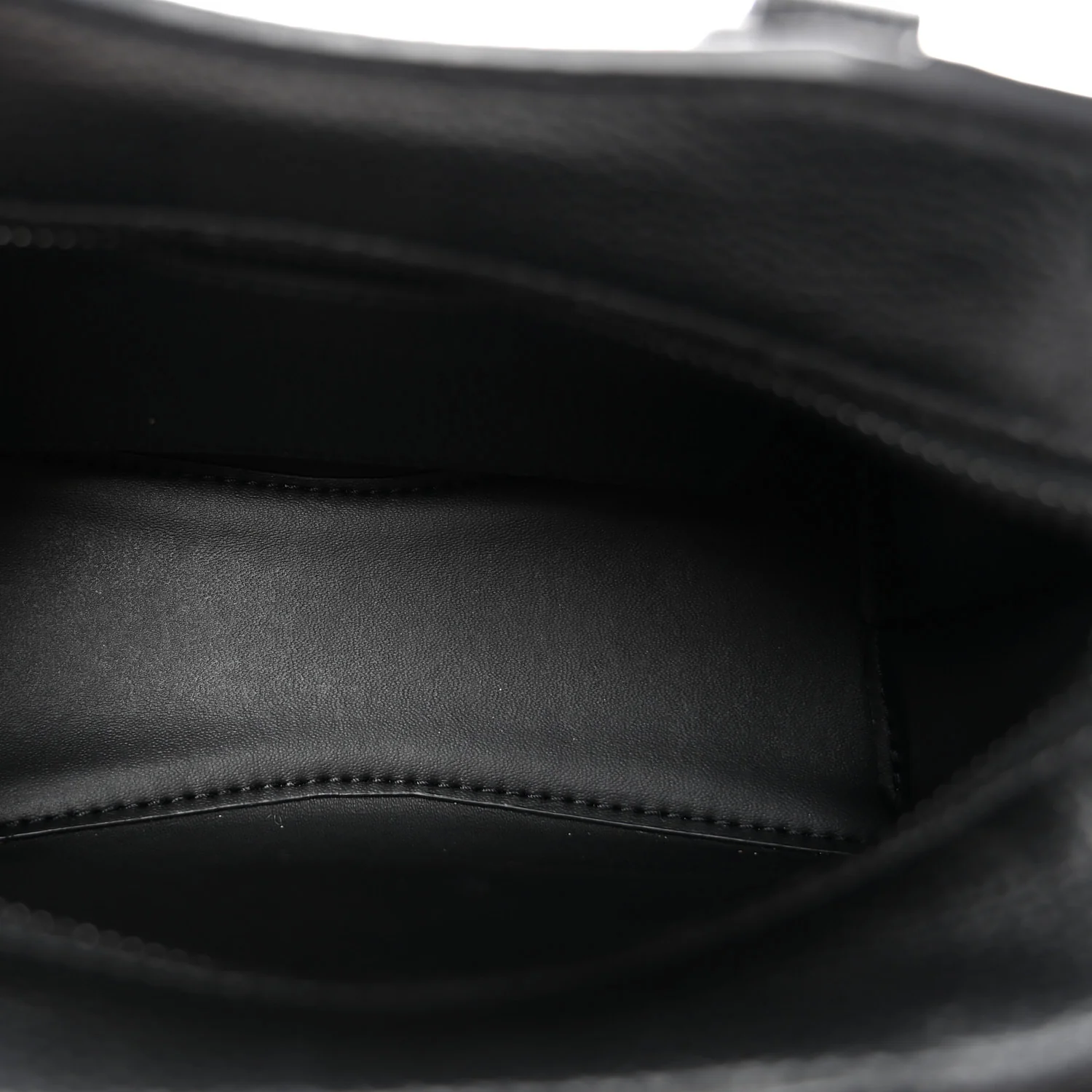 Grained Calfskin Neo Classic Black Hardware Nano City Crossbody Black - Top Club