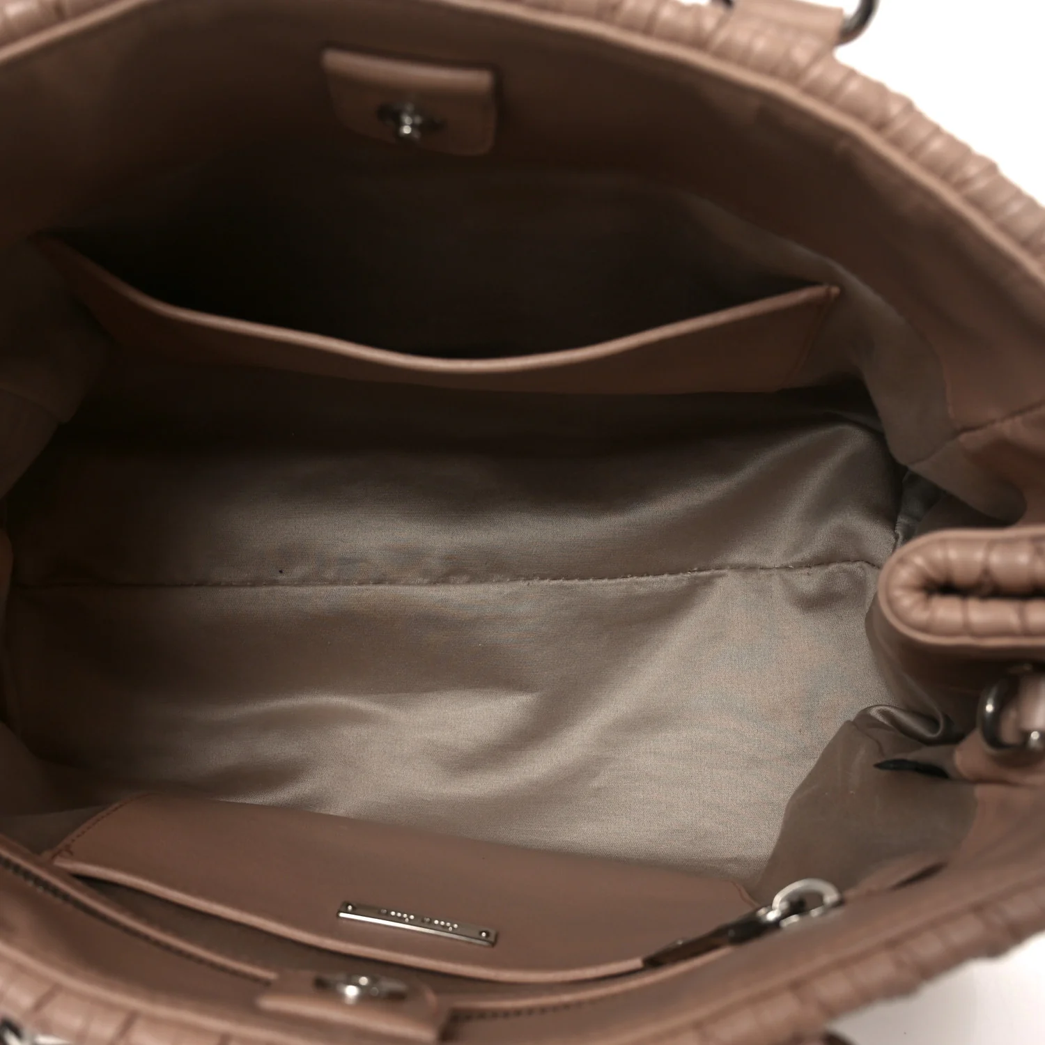 Nappa Matelasse Swarovski Crystal Tote Cammeo - Top Club