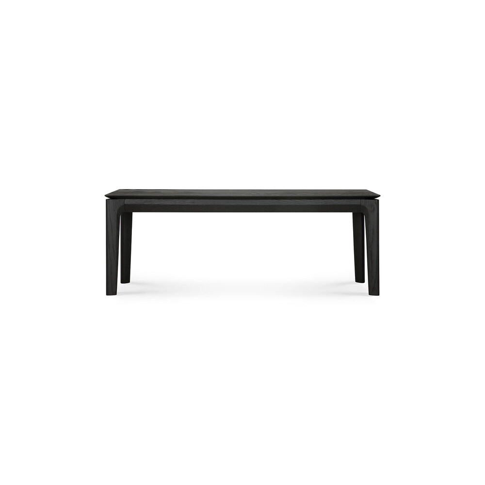 Bok bank - eiken zwart - 126cm
