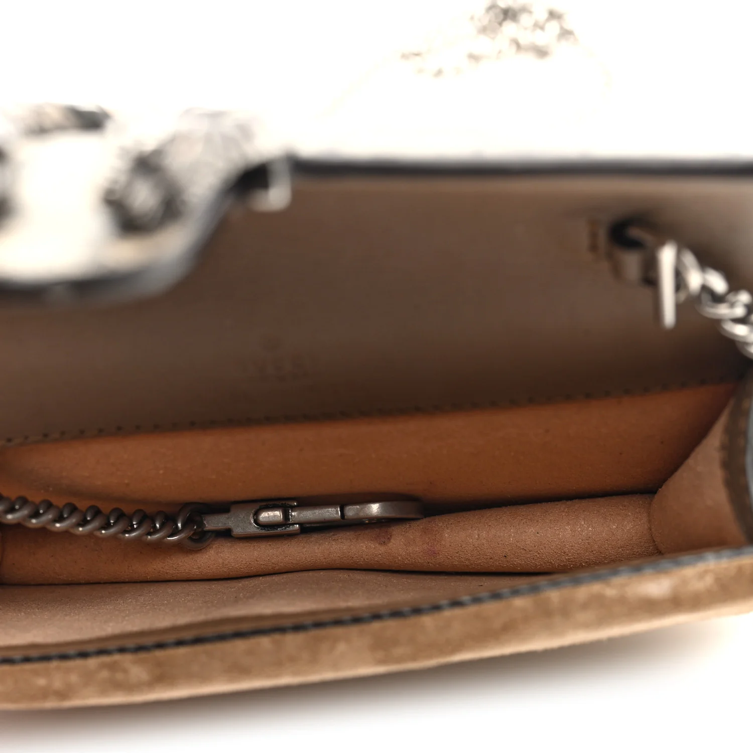 GG Supreme Monogram Super Mini Dionysus Shoulder Bag Taupe - Top Club