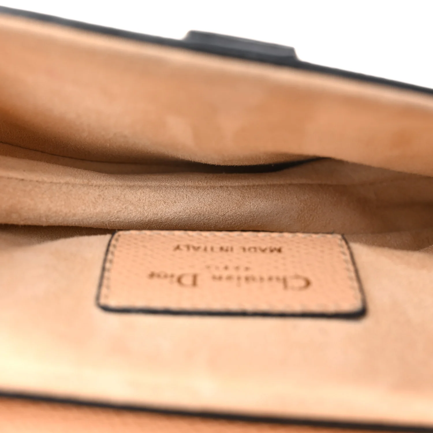 Grained Calfskin Mini Saddle Bag Beige - Top Club