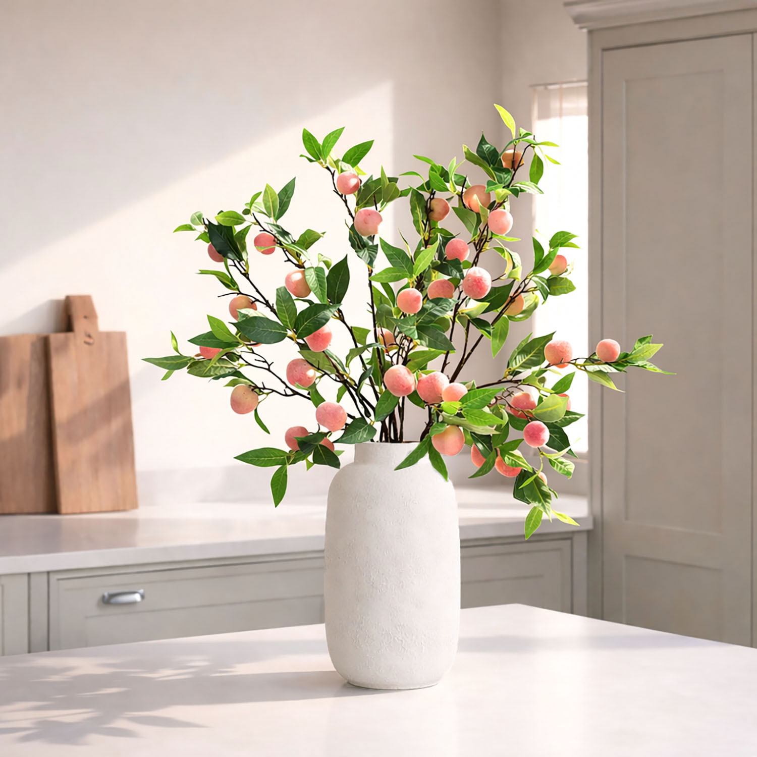 Zijden boeket Rosie Blush