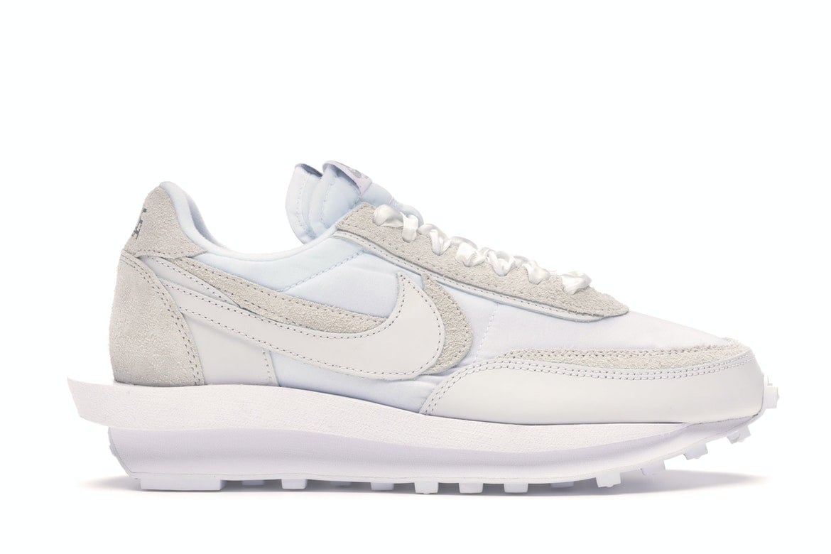 Sacai x Nk LVD Waffle Daybreak, White Nylon - Sneaker Replica Workshop