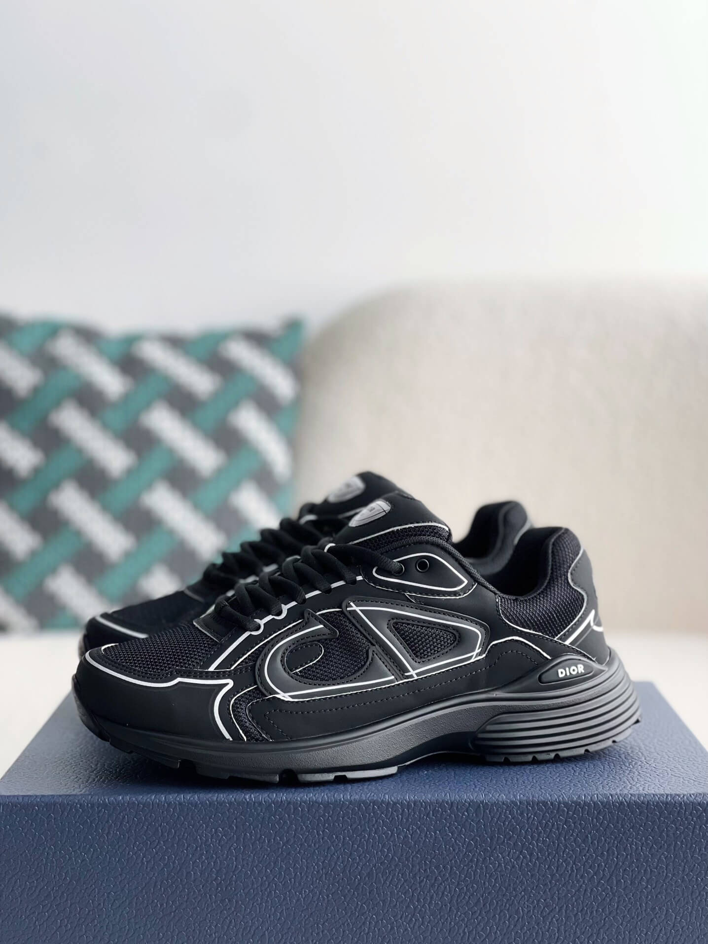 Dior B30 Triple Black Trainer - Sneaker Replica Workshop
