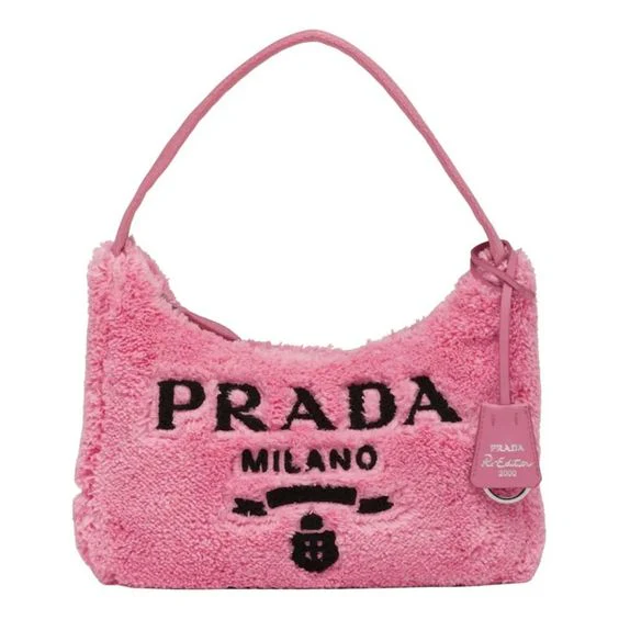 Prada Terry Cloth Mini Bag In Pink - Top Club