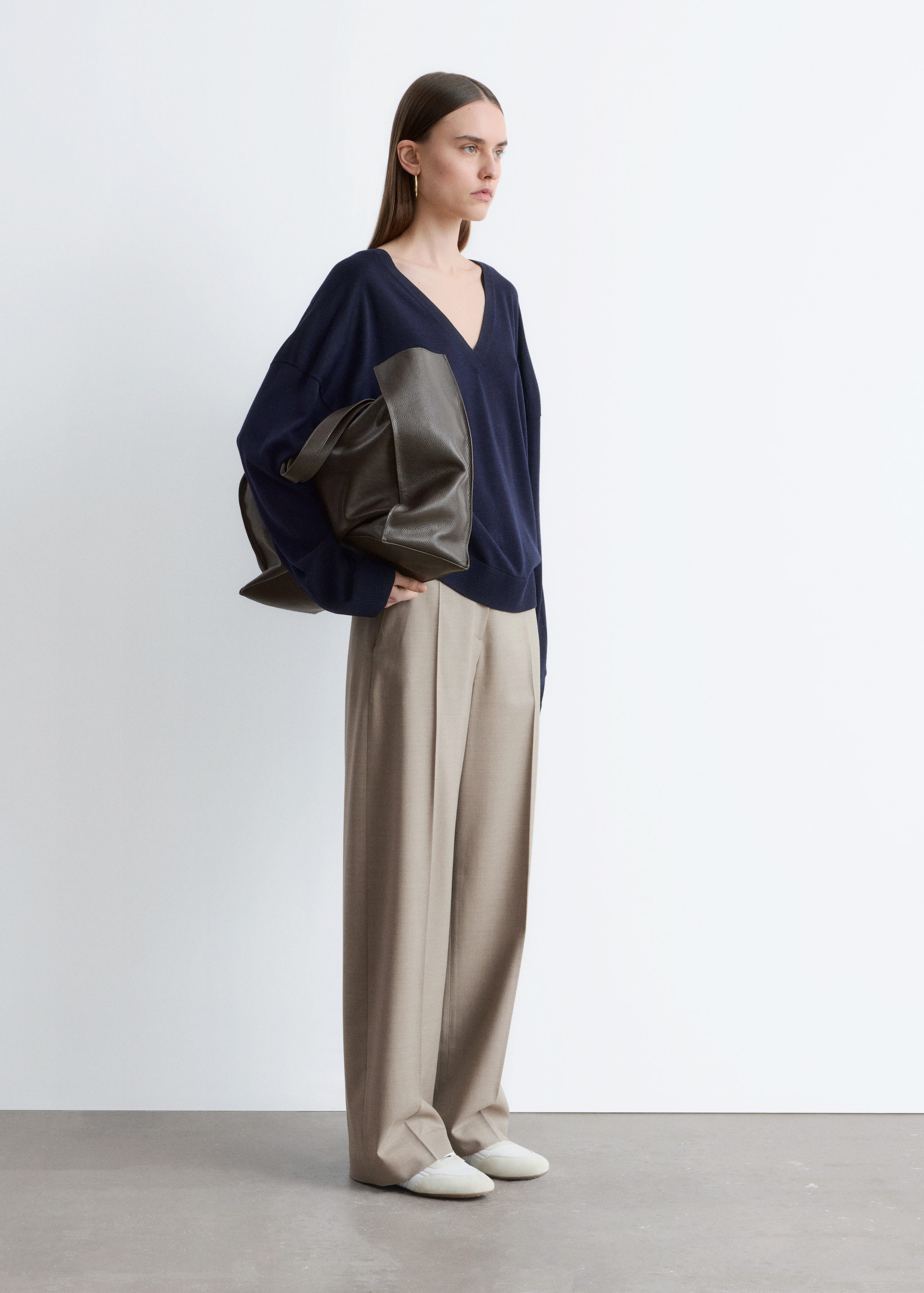 & Other Stories WOOL PRESS-CREASE TROUSERS