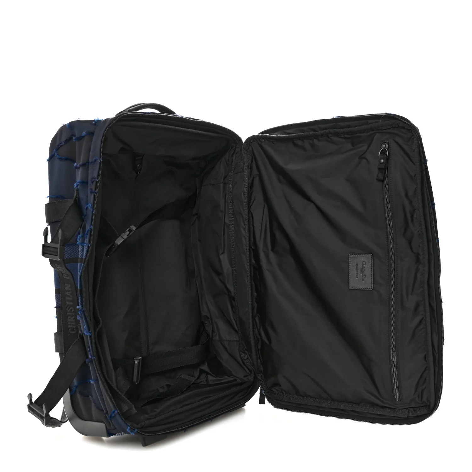 Canvas Small Diortravel Suitcase Blue Multicolor - Top Club