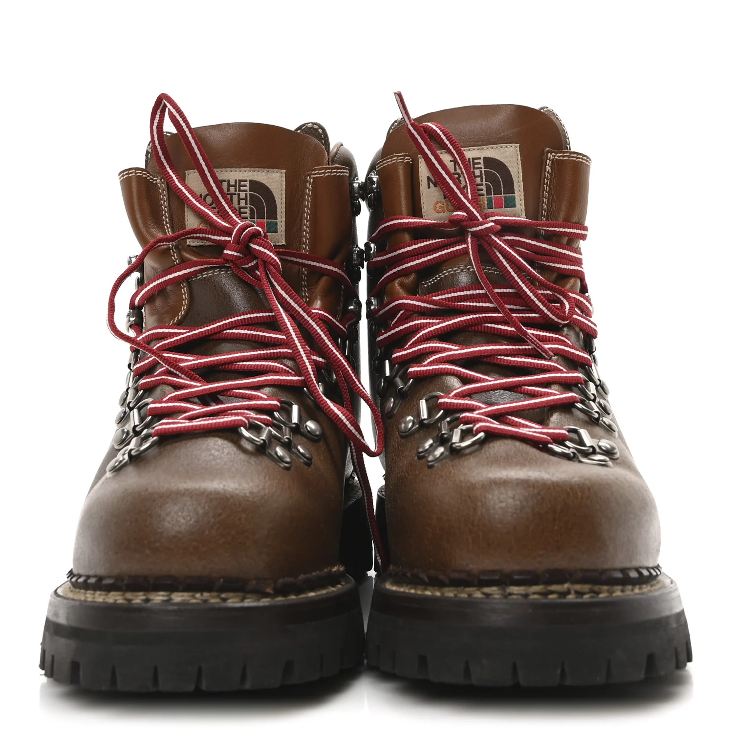 X THE NORTH FACE Calfskin Mens Hiking Ankle Boots 39 Foggy Tabacco Cuir - Top Club