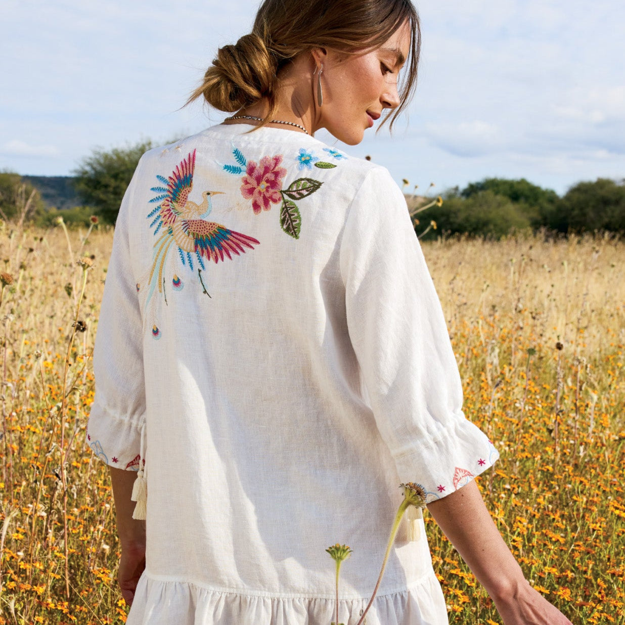 Emika Kimono Sleeve Dress - Sundance Living