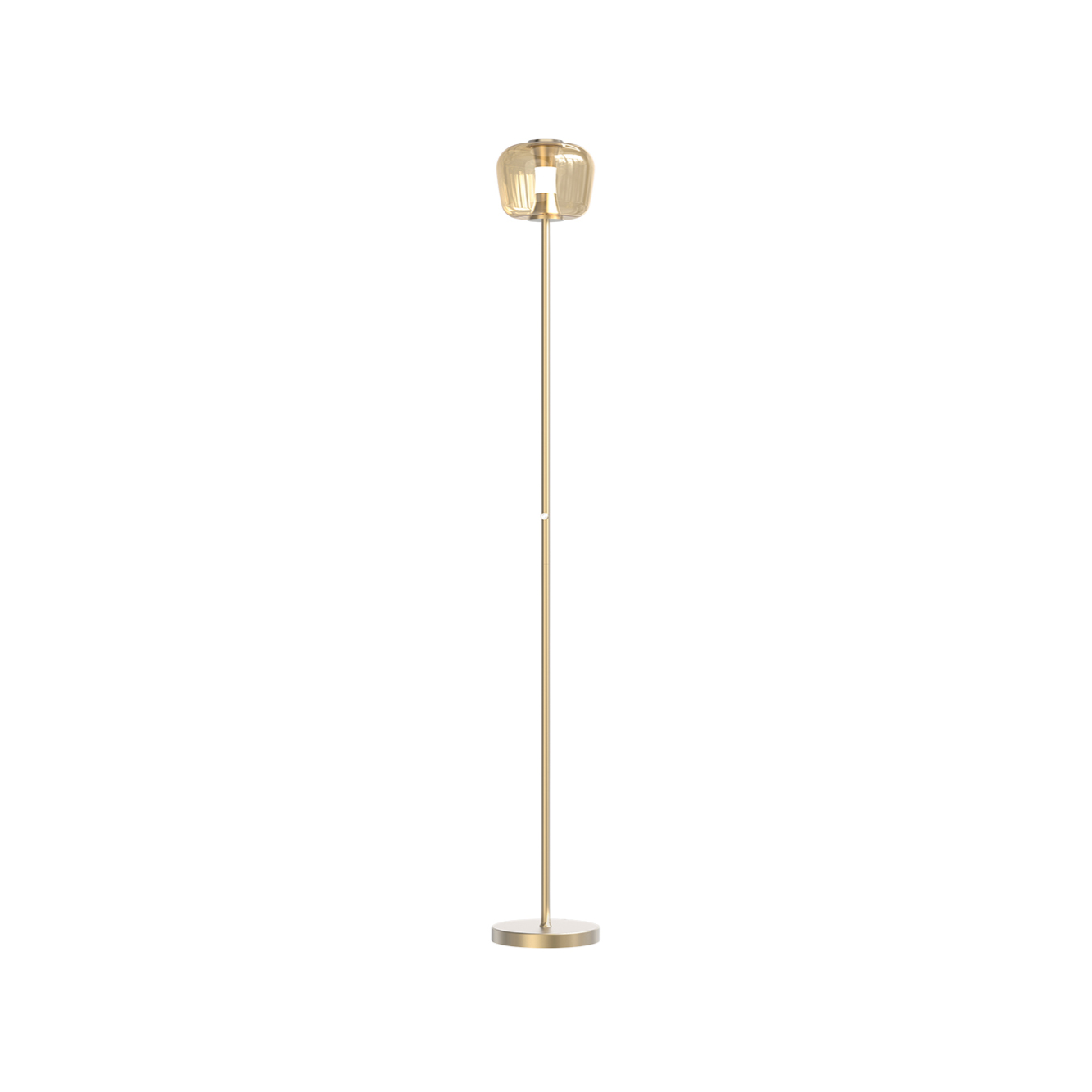 Vloerlamp Rosa rosé-goud