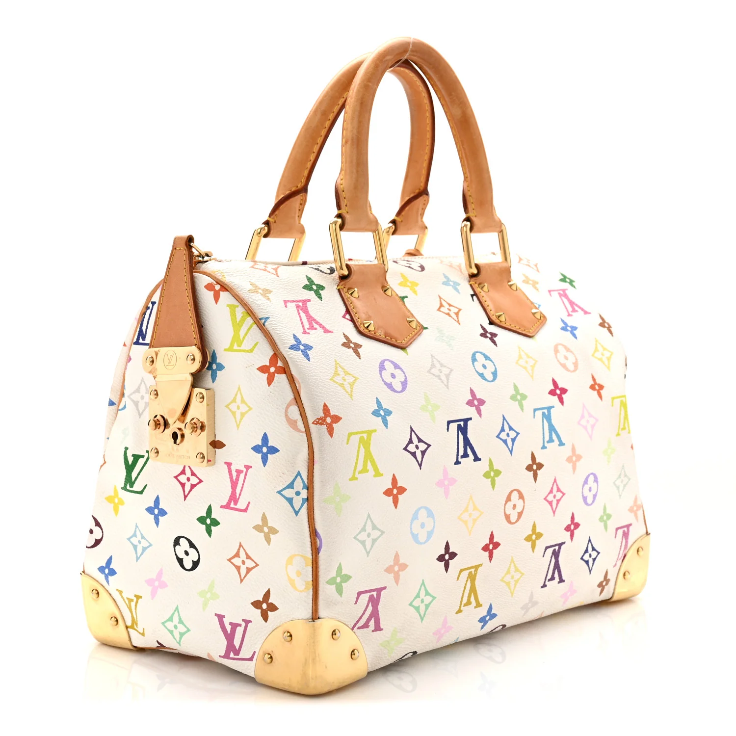 Monogram Multicolor Speedy 30 White - Top Club