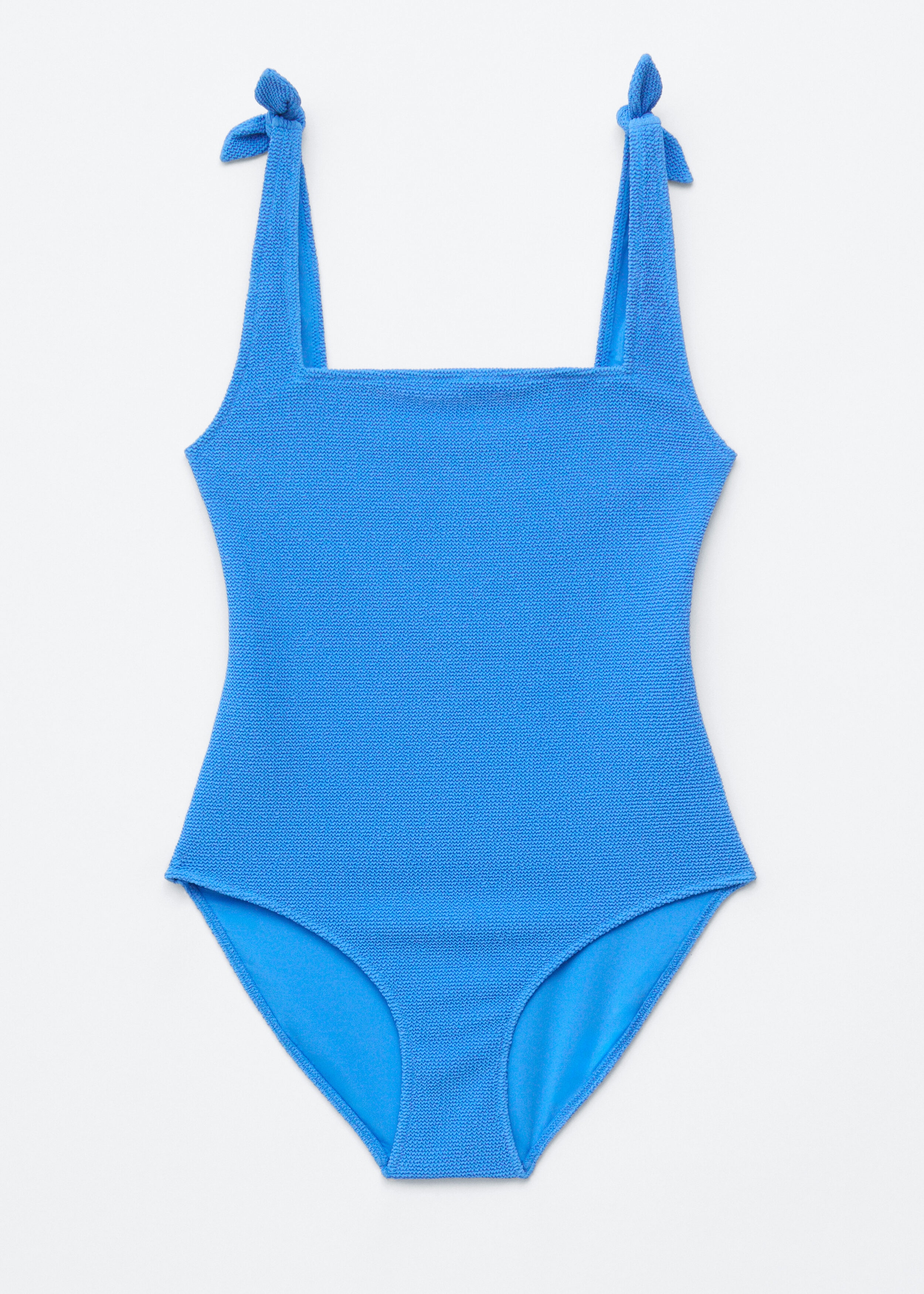 & Other Stories TEXTURED BOW TIE SWIMSUIT