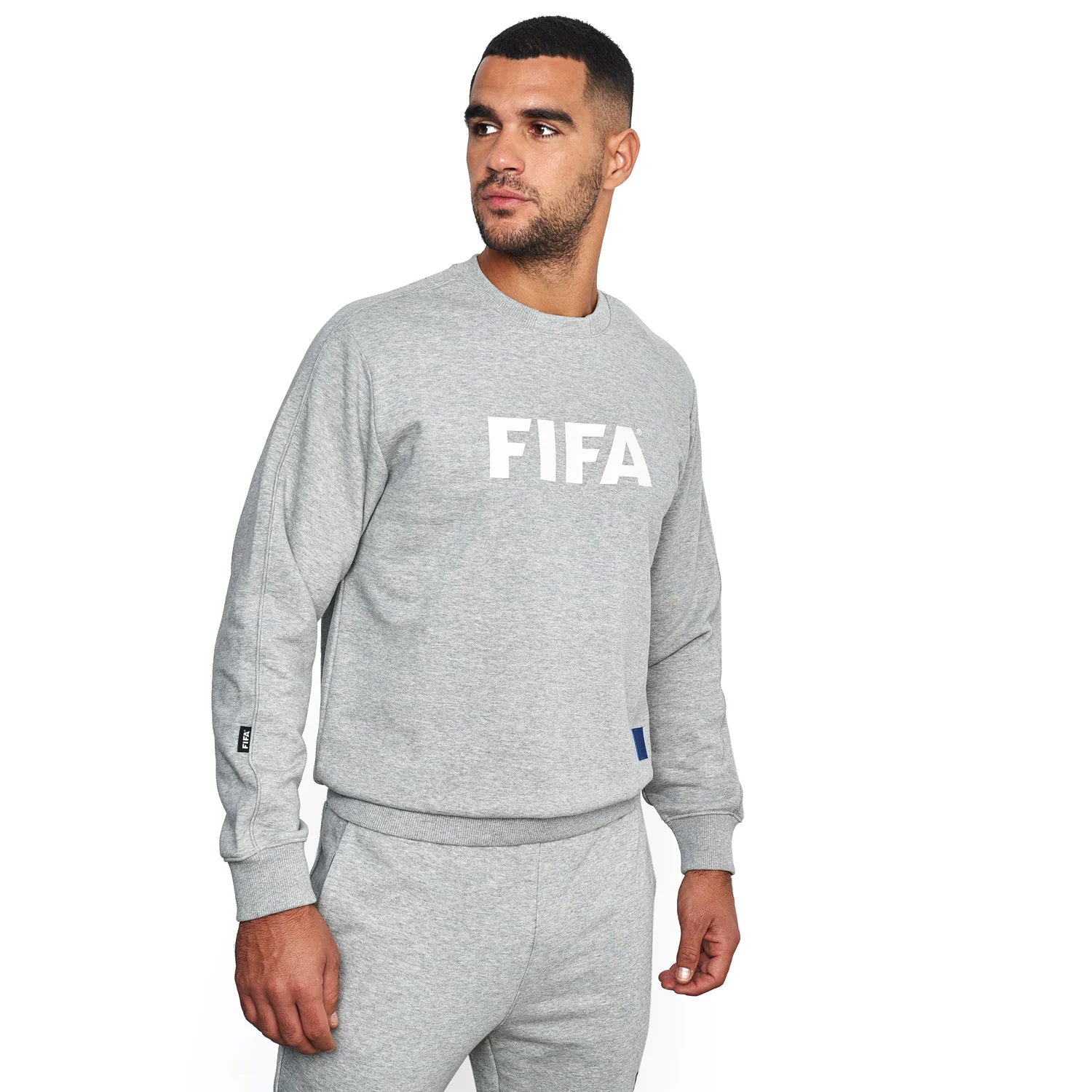 FIFA Essentials Logo Grey Sweatshirt - Men's