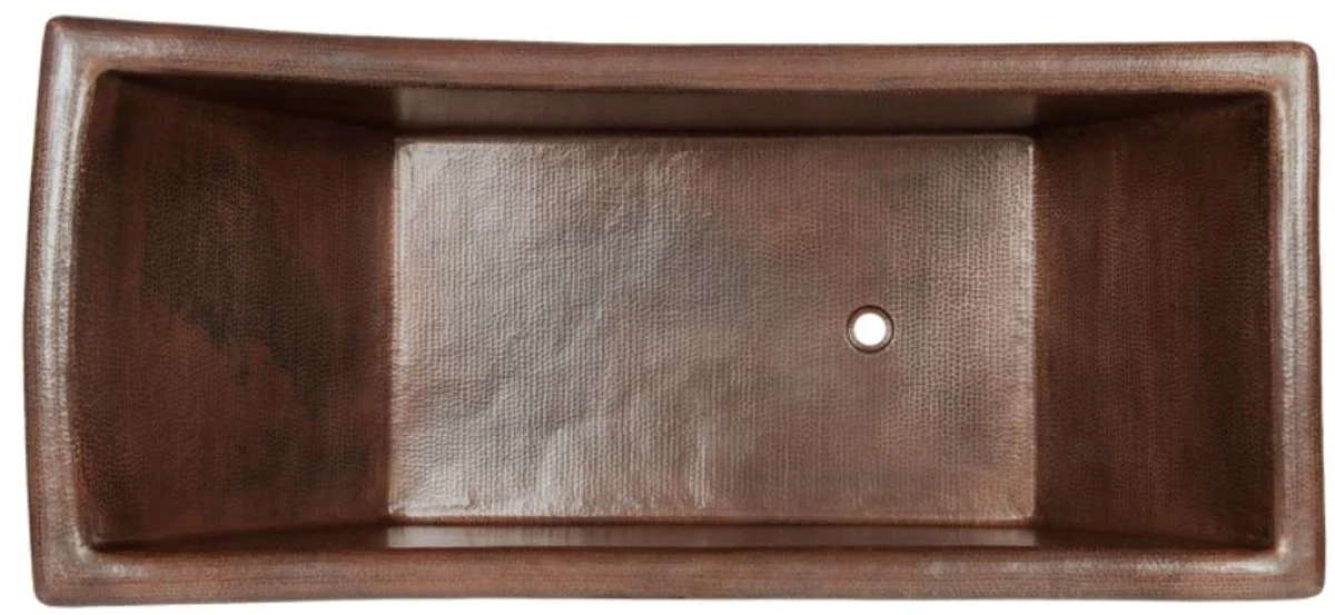 Luxury Art Nouveau copper bathtub 170 x 76 x H. 76 cm - Freestanding retro bathtub - Rustic bathroom furniture