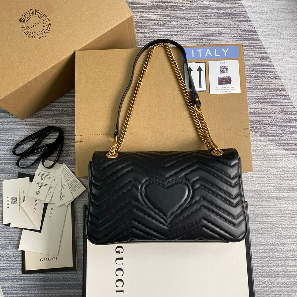 GG Marmont medium matelasse shoulder bag - Top Club