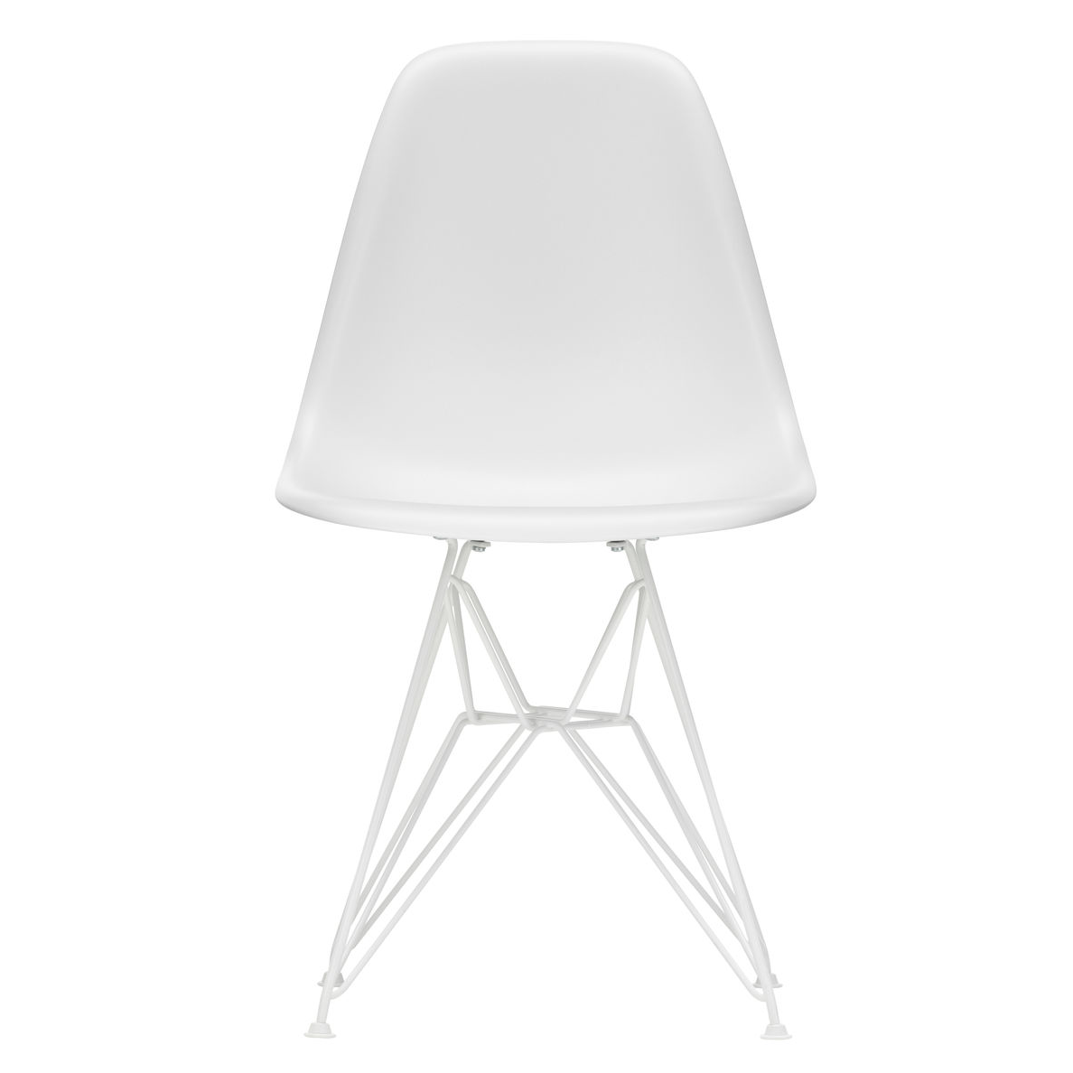 Eetkamerstoel DSR RE wit onderstel cotton white