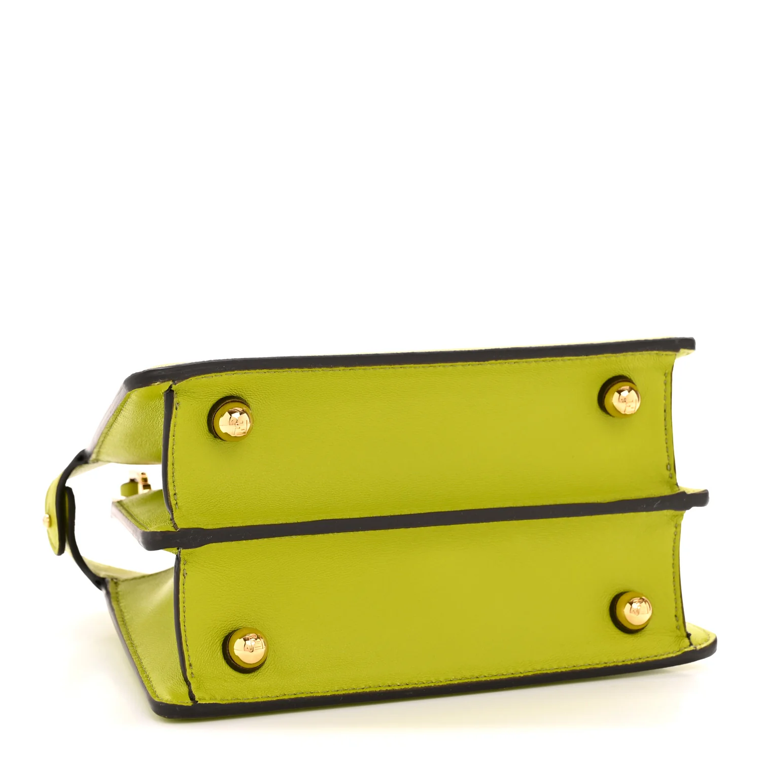 Shiny Nappa Petite Peekaboo I SEE U Satchel  Wasabi - Top Club