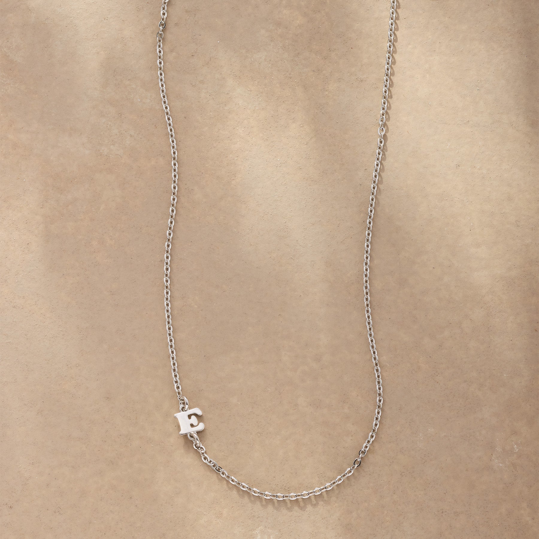 Silver Initial Spark Necklace - Sundance Living