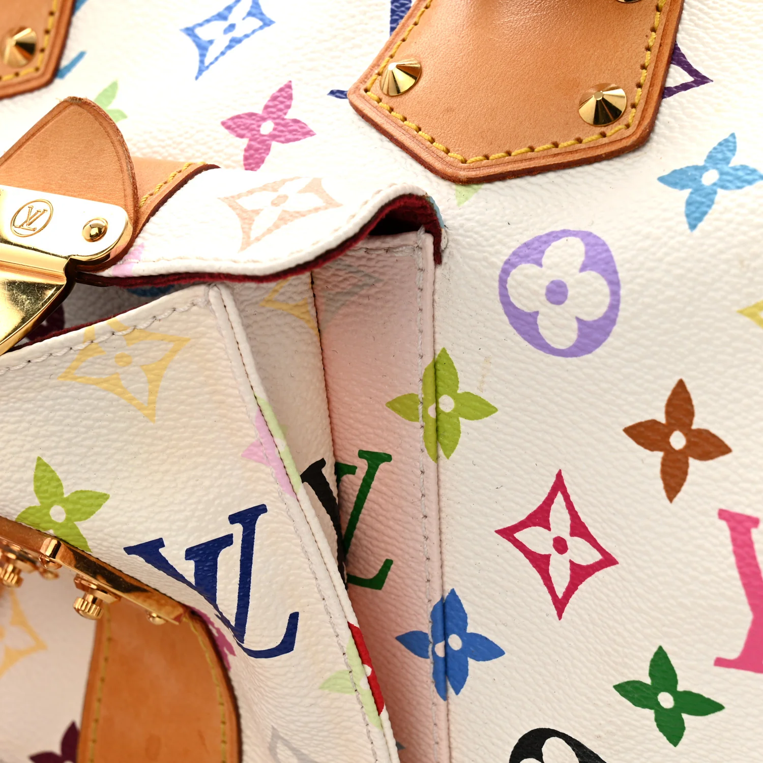 Monogram Multicolor Speedy 30 White - Top Club
