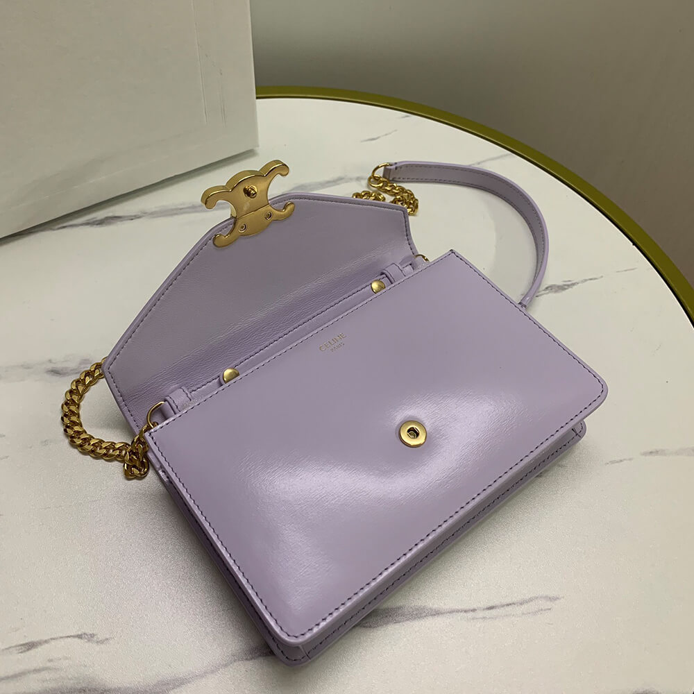 WALLET ON CHAIN MARGO in Shiny calfskin(HIGH-END GRADE) - Top Club