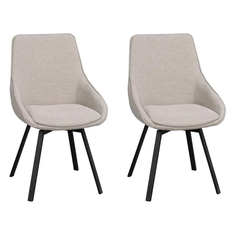 Eetkamerstoel Alison - set van 2 Beige