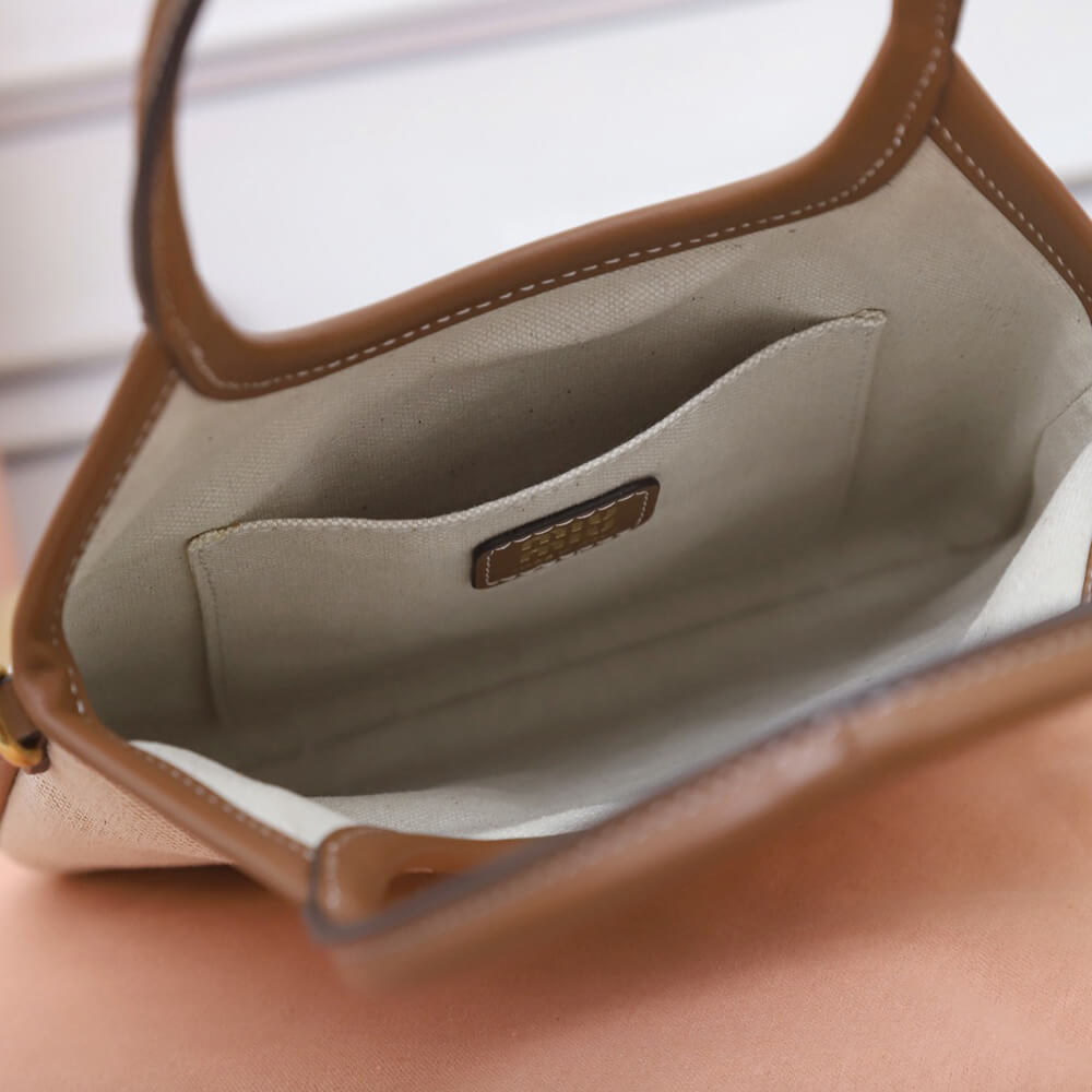 MIUMIU MINI IVY canvas and leather bag(HIGH-END GRADE) - Top Club