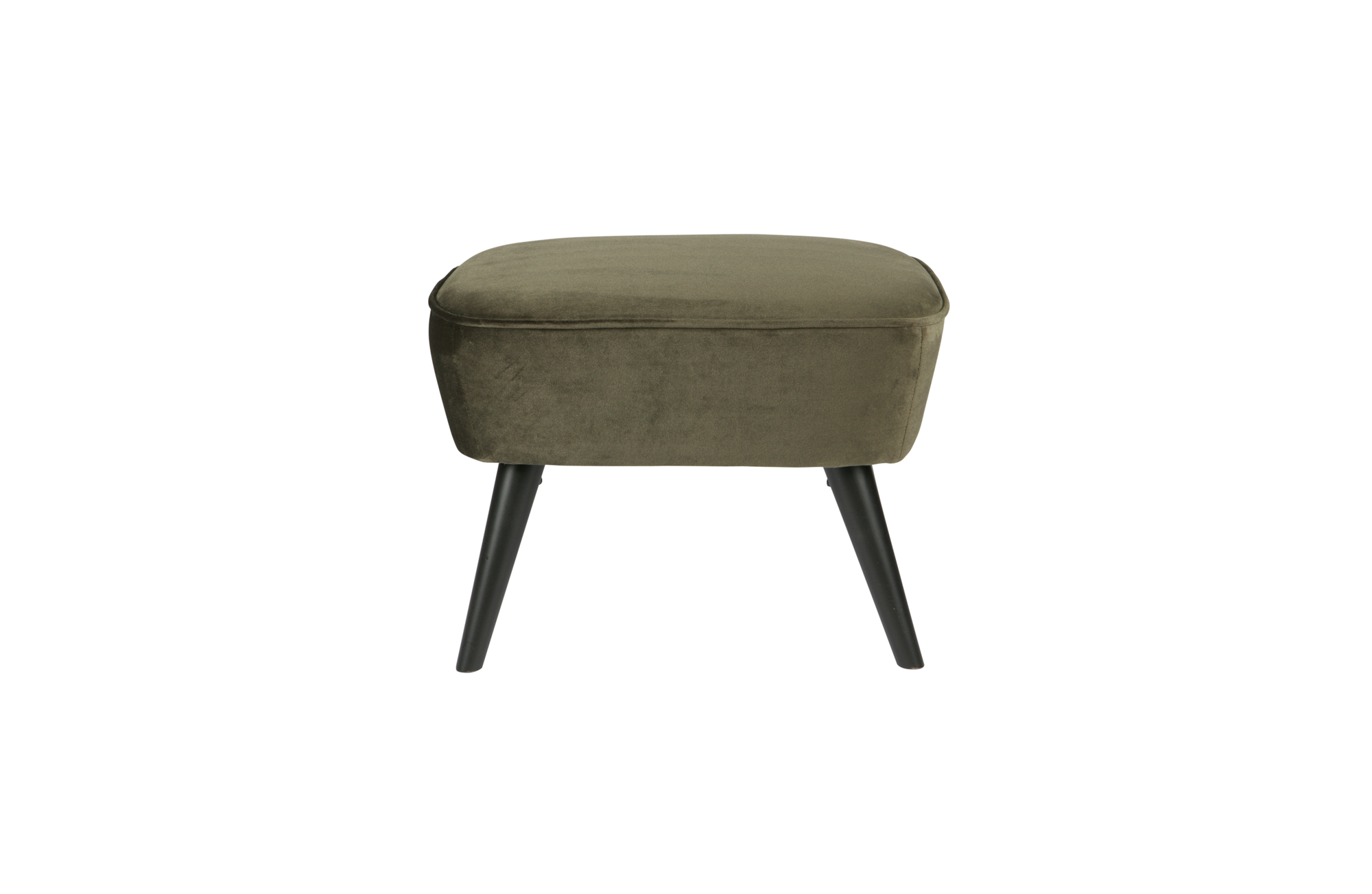 Hocker Sara op poten Sara hocker op poten Warm groen