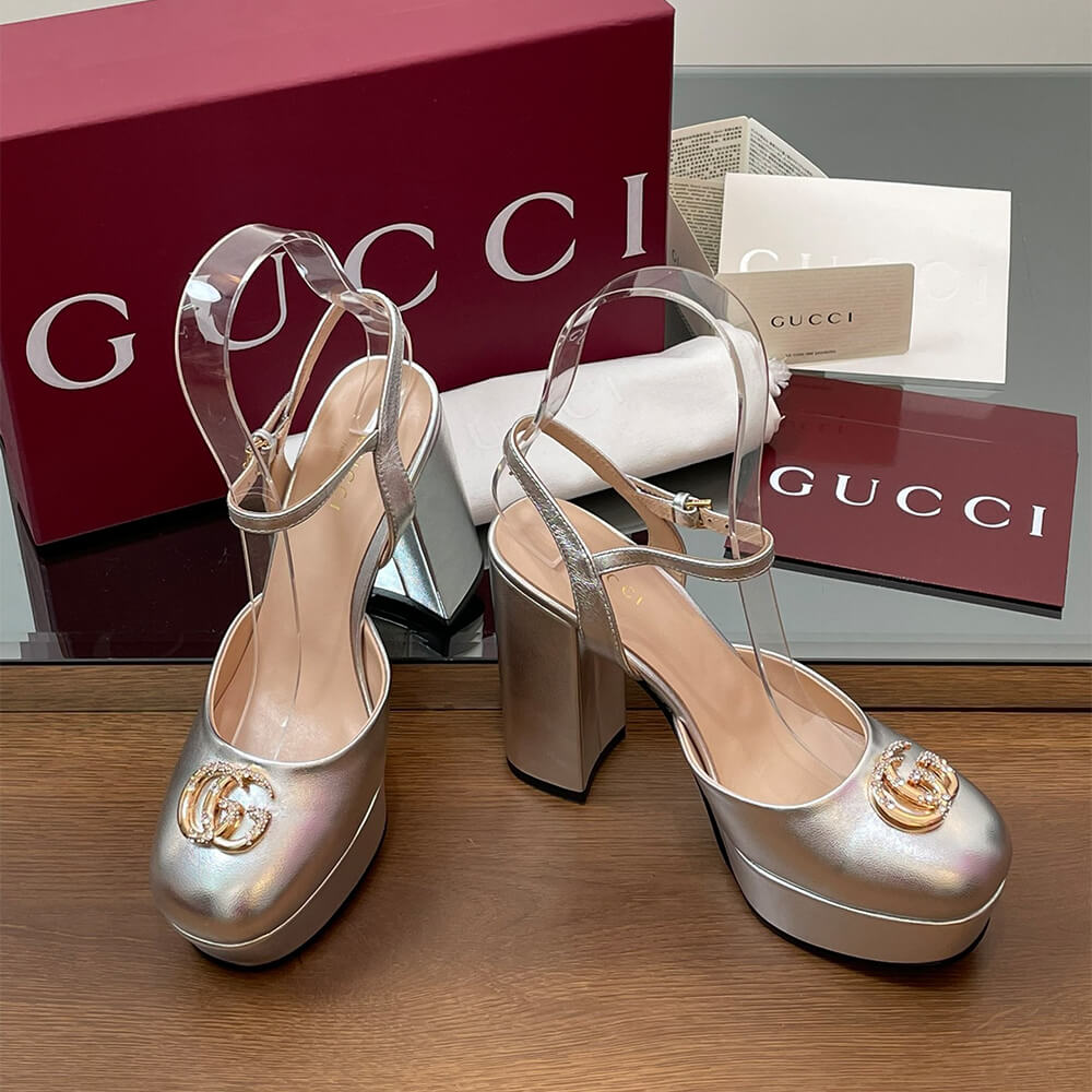 GUCCI Women s platform pump with Double G - Top Club