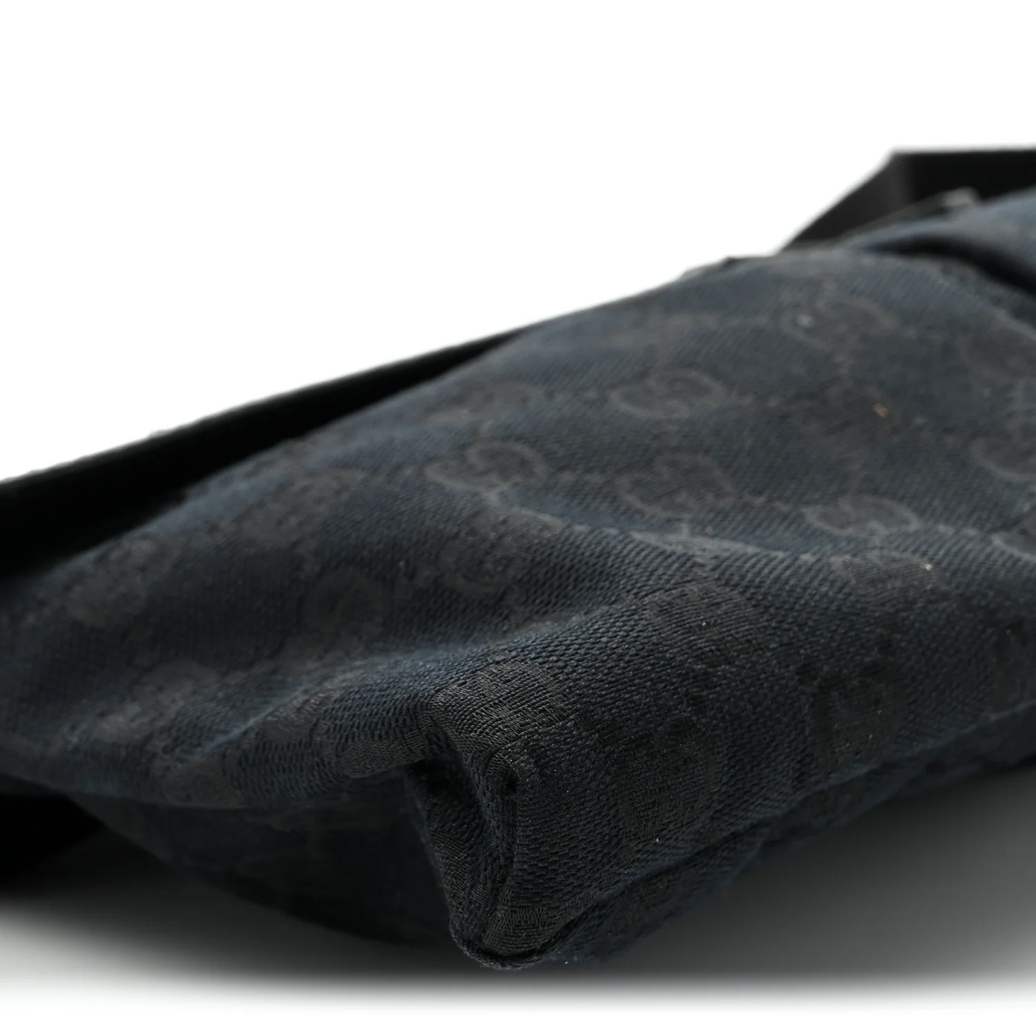 GG Monogram Double Pocket Belt Bag Black - Top Club