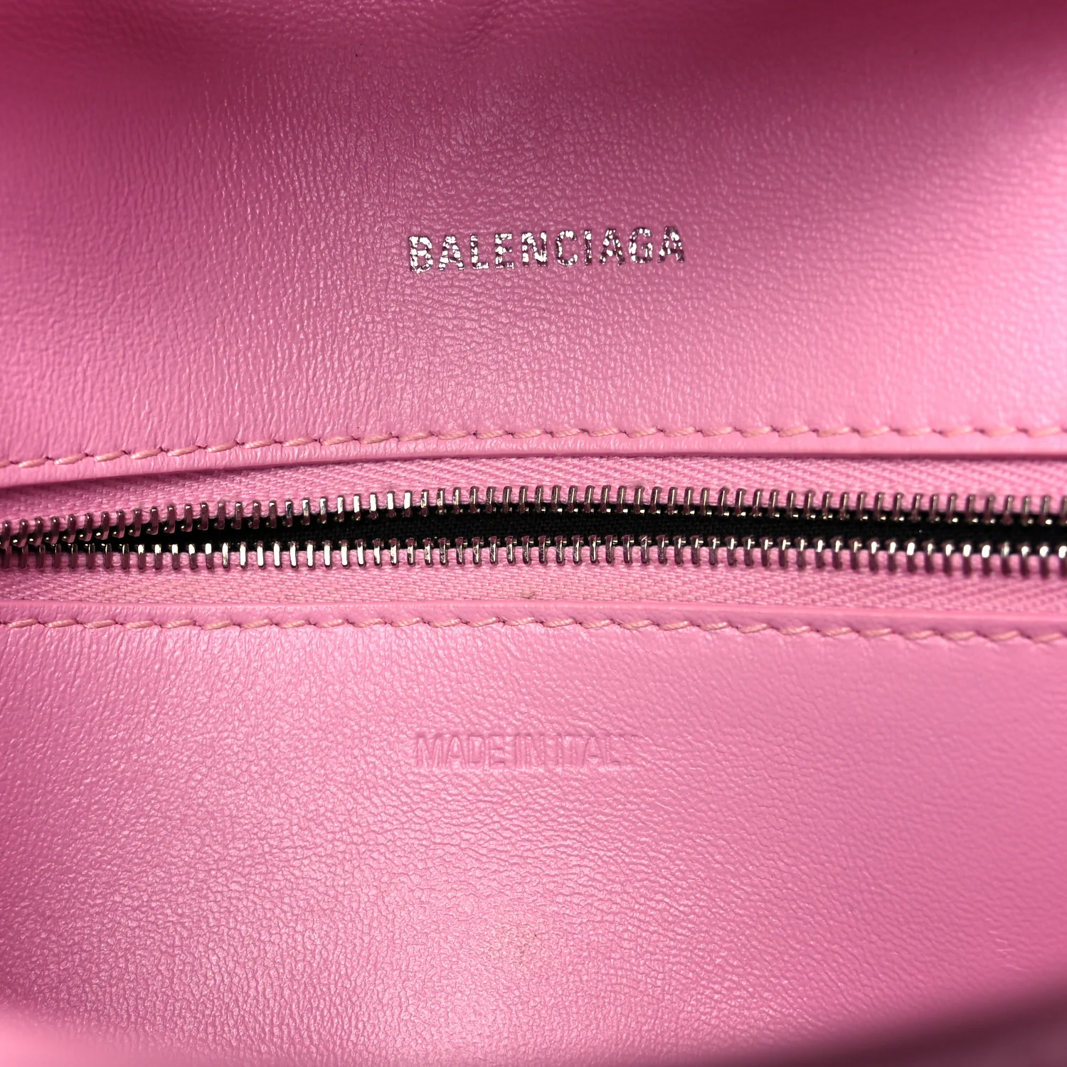Semi Shiny Smooth Calfskin Small Downtown Shoulder Bag Candy Pink - Top Club