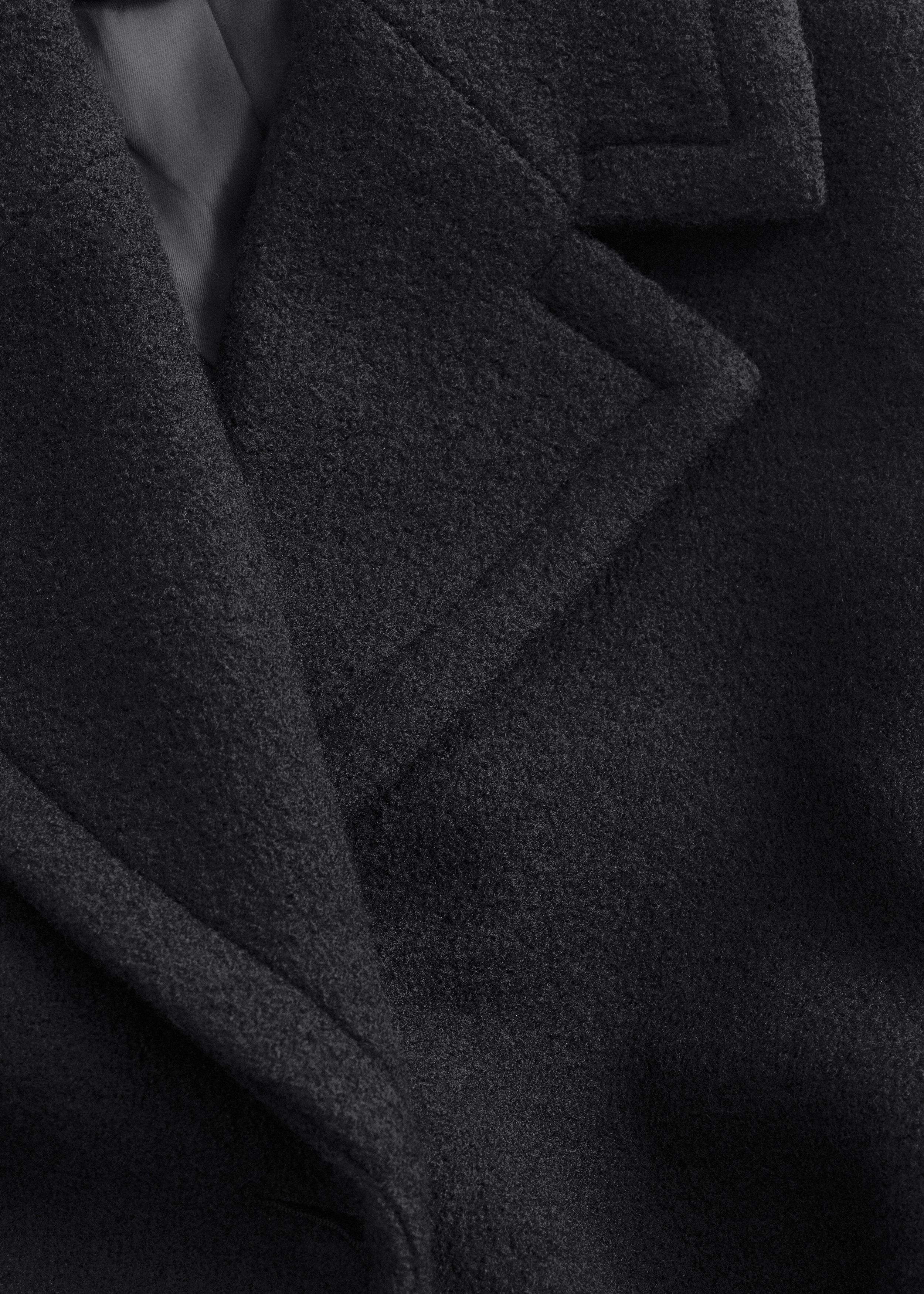 & Other Stories TIE-BELT WOOL COAT