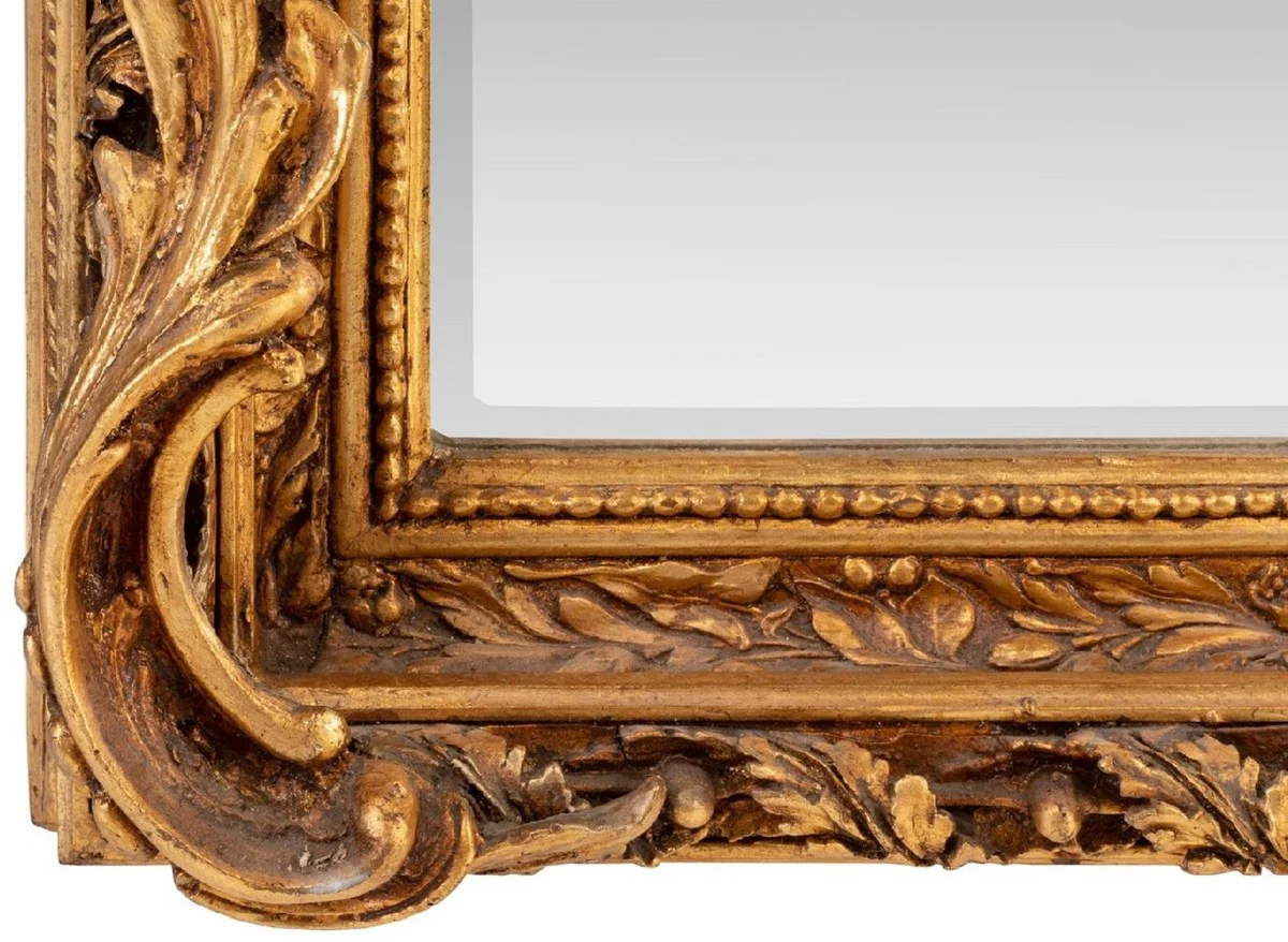 Baroque mirror gold - Baroque style mirror with elegant decorations - Handmade baroque style wall mirror - Baroque wardrobe mirror - Baroque furniture - Baroque style furniture