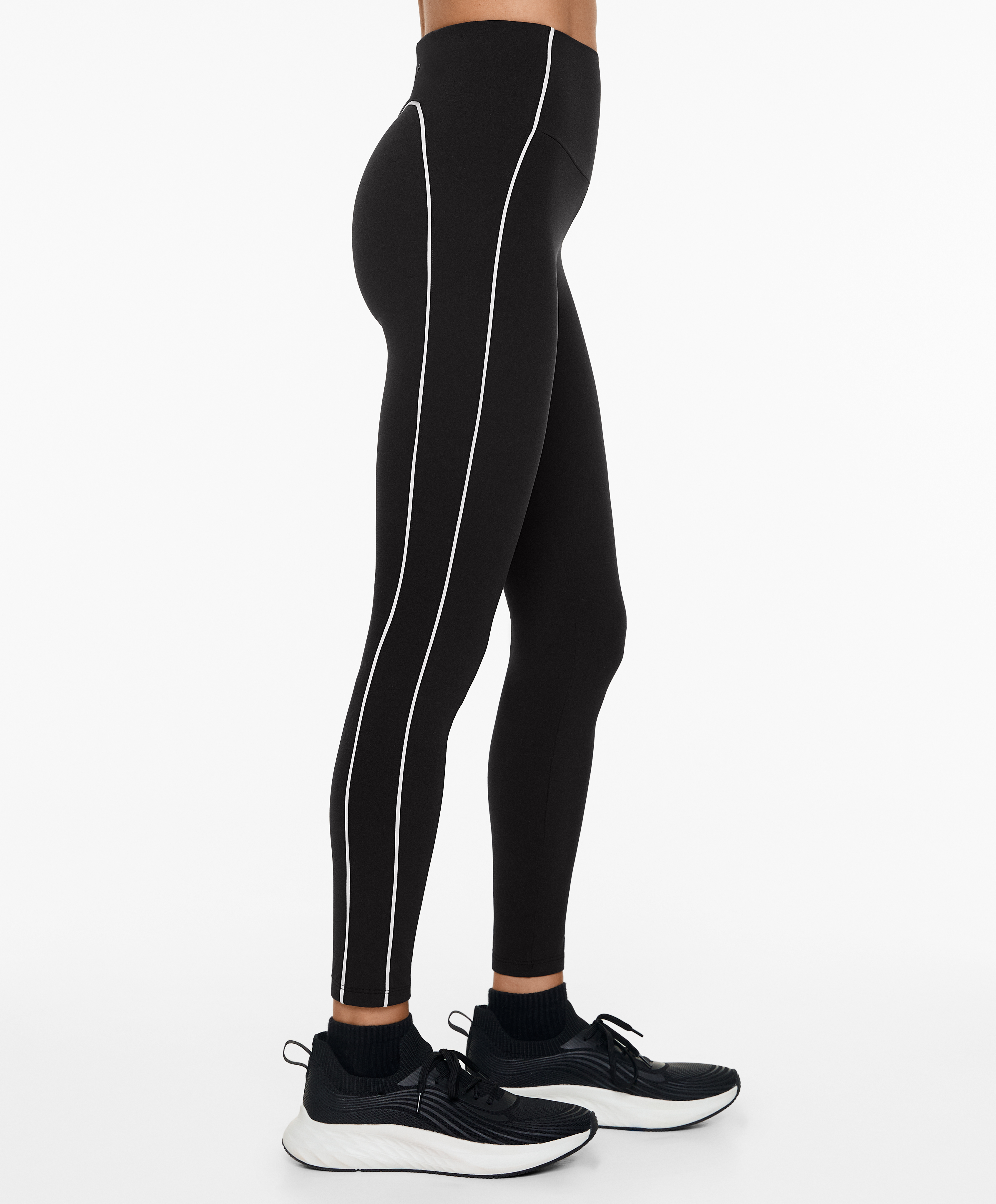 OYSHO Piping Comfortlux high-rise 65cm ankle-length leggings