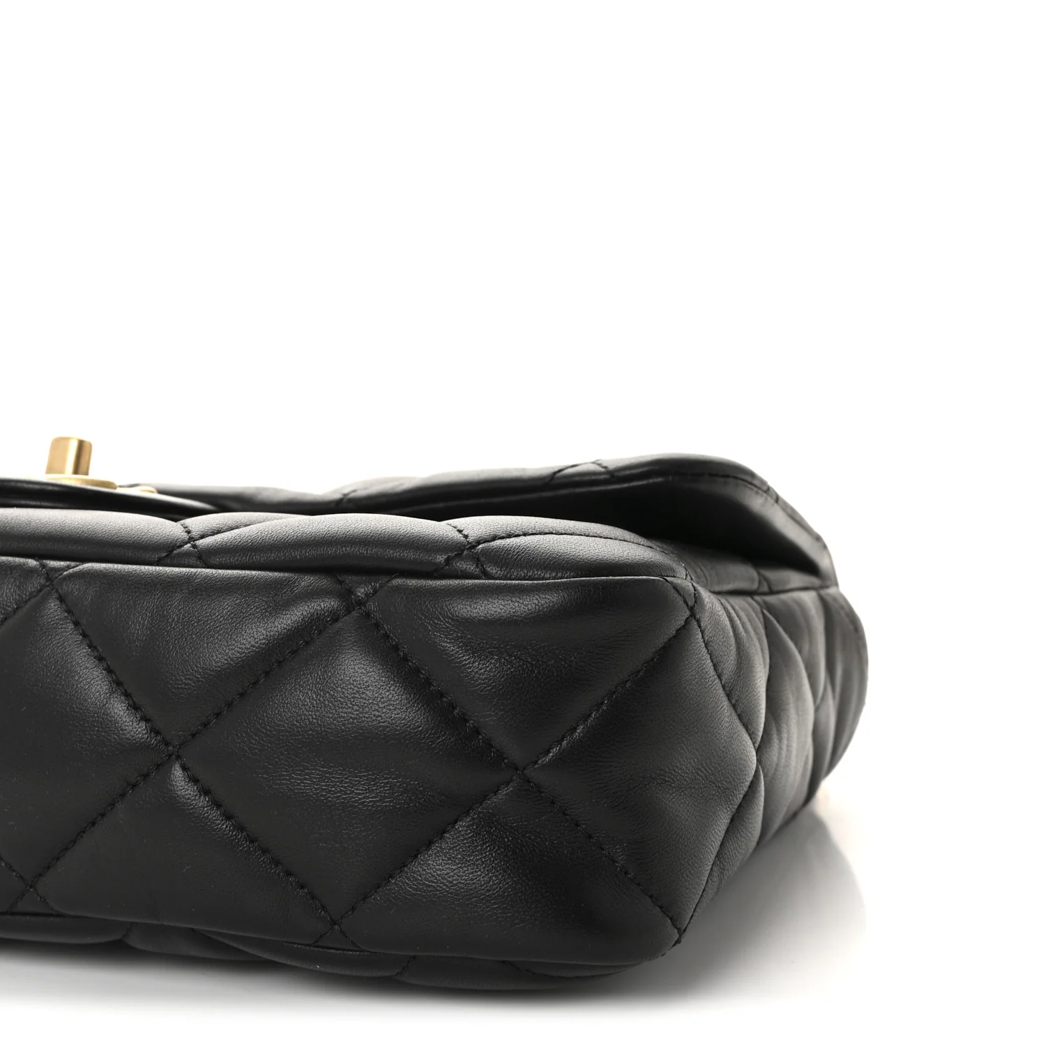Lambskin Quilted Large CC Funky Town Flap Black - Top Club