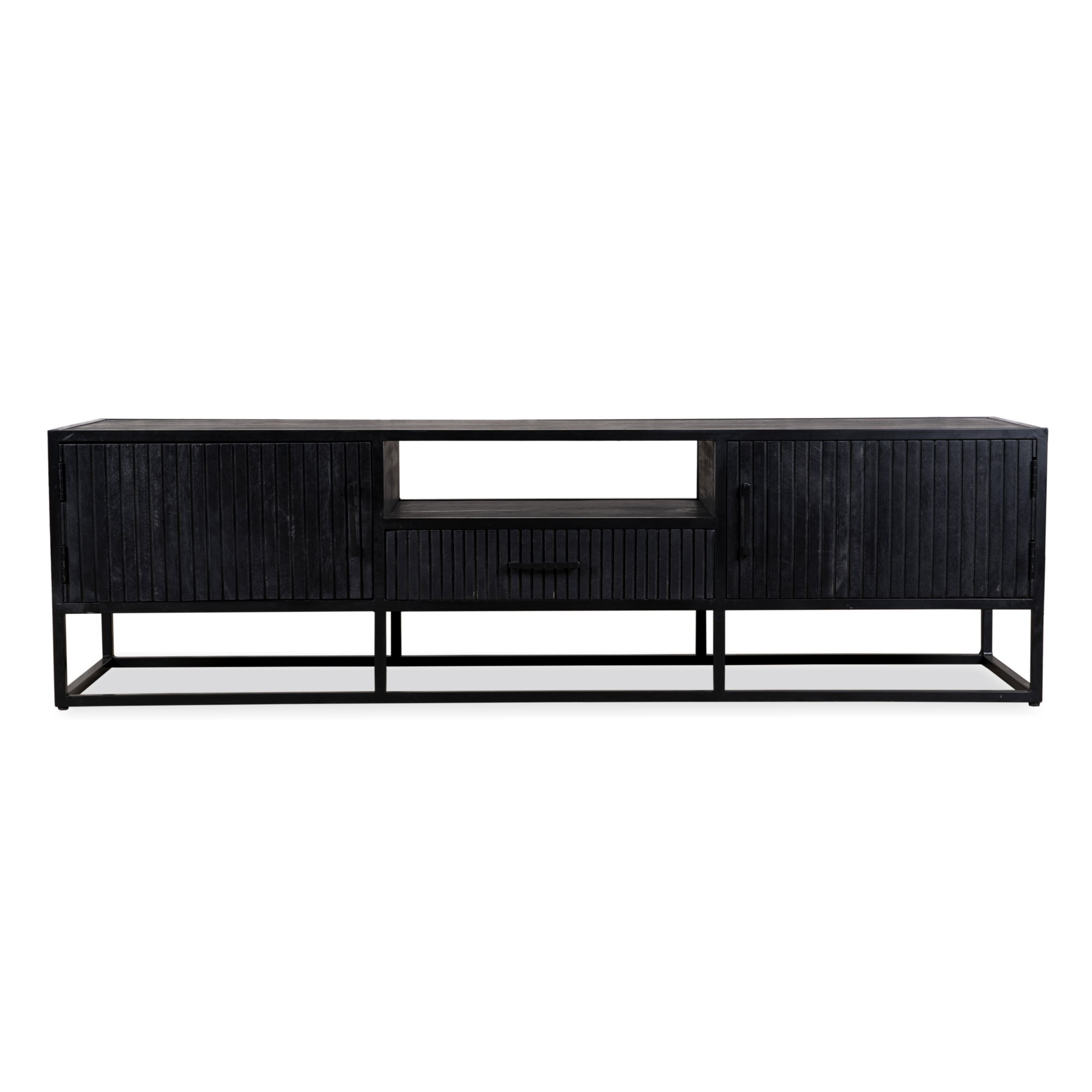 TV Meubel Long Beach Zwart 180cm