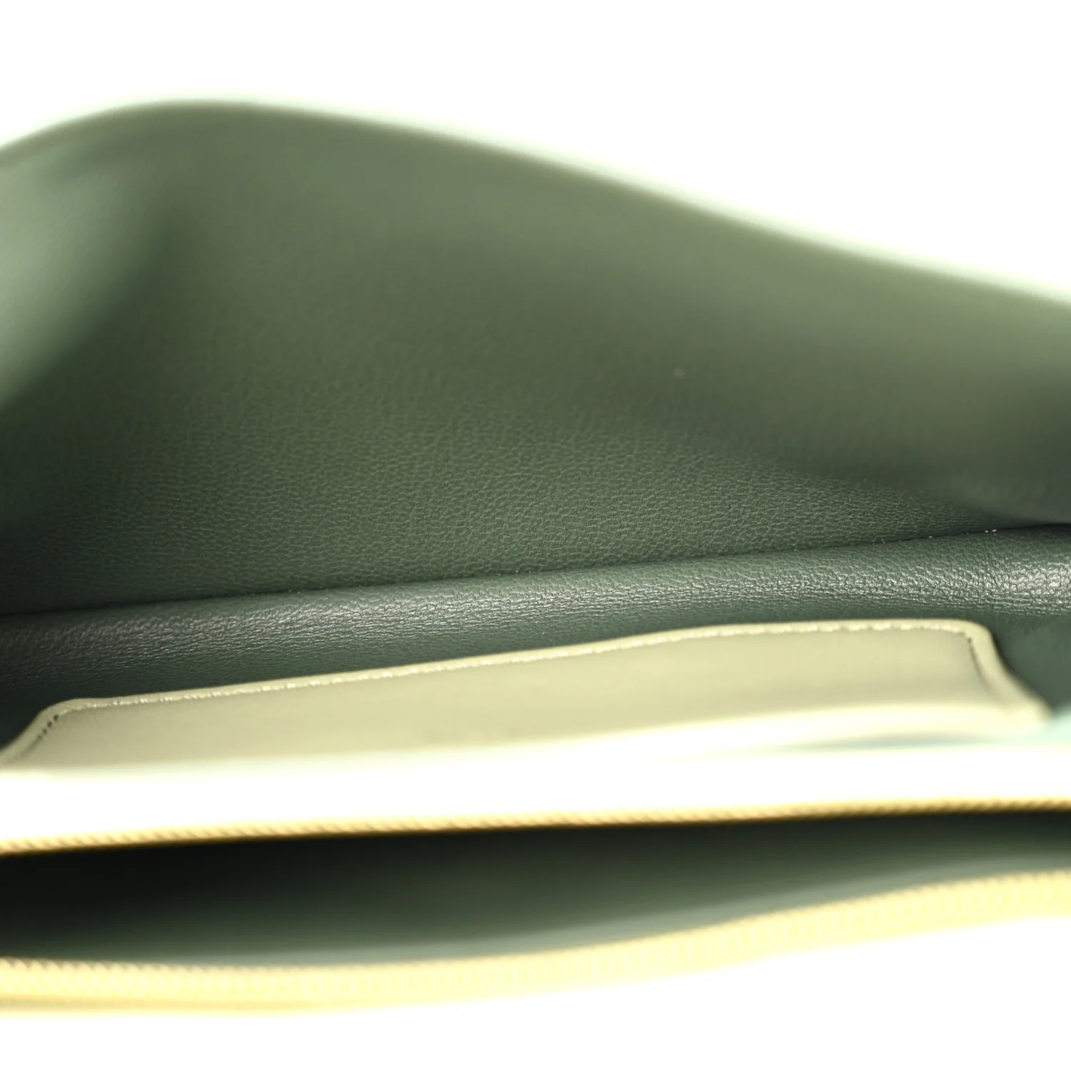 Lambskin Embossed Monogram Pochette Coussin Green - Top Club