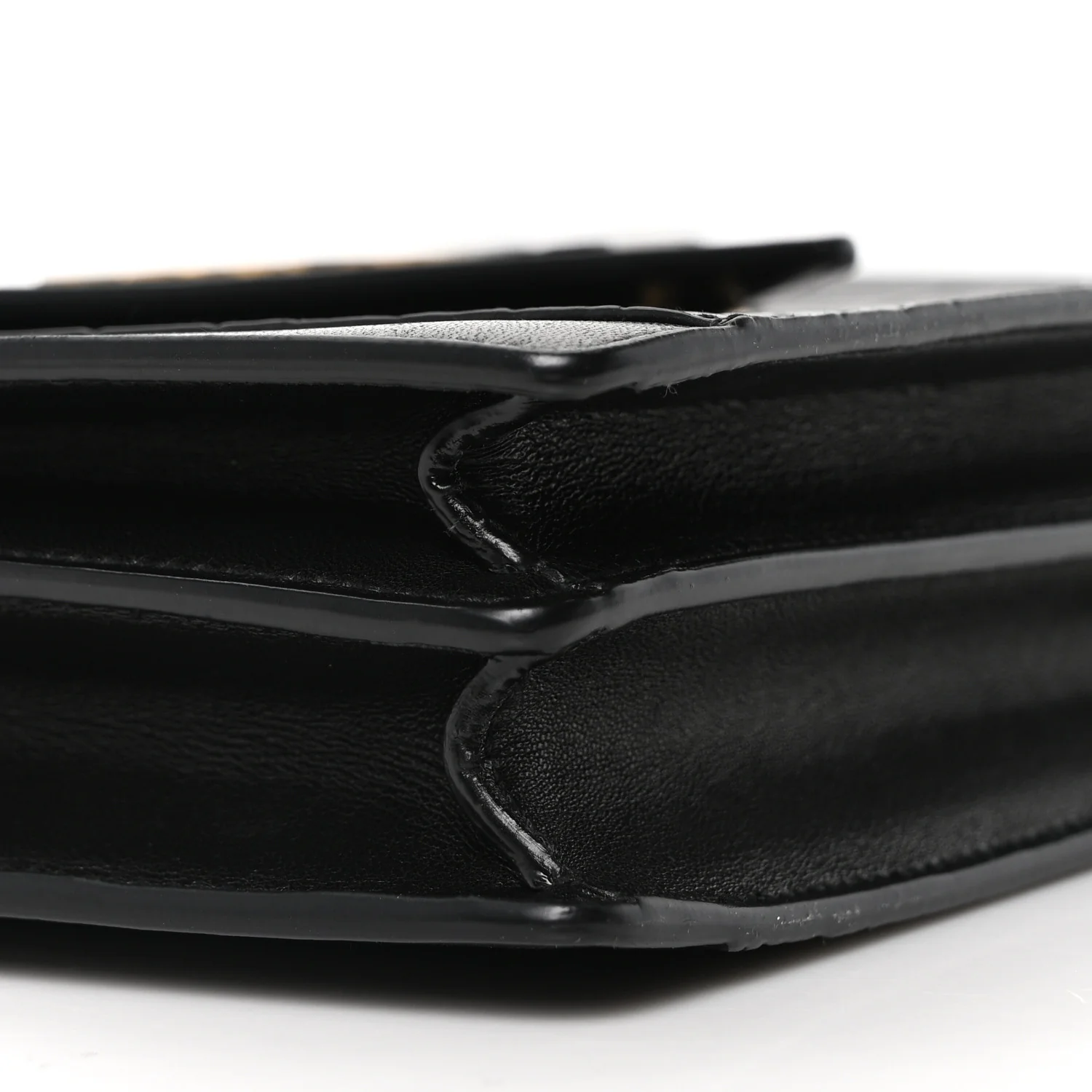Calfskin Crocodile Embossed Gaby Satchel Black - Top Club