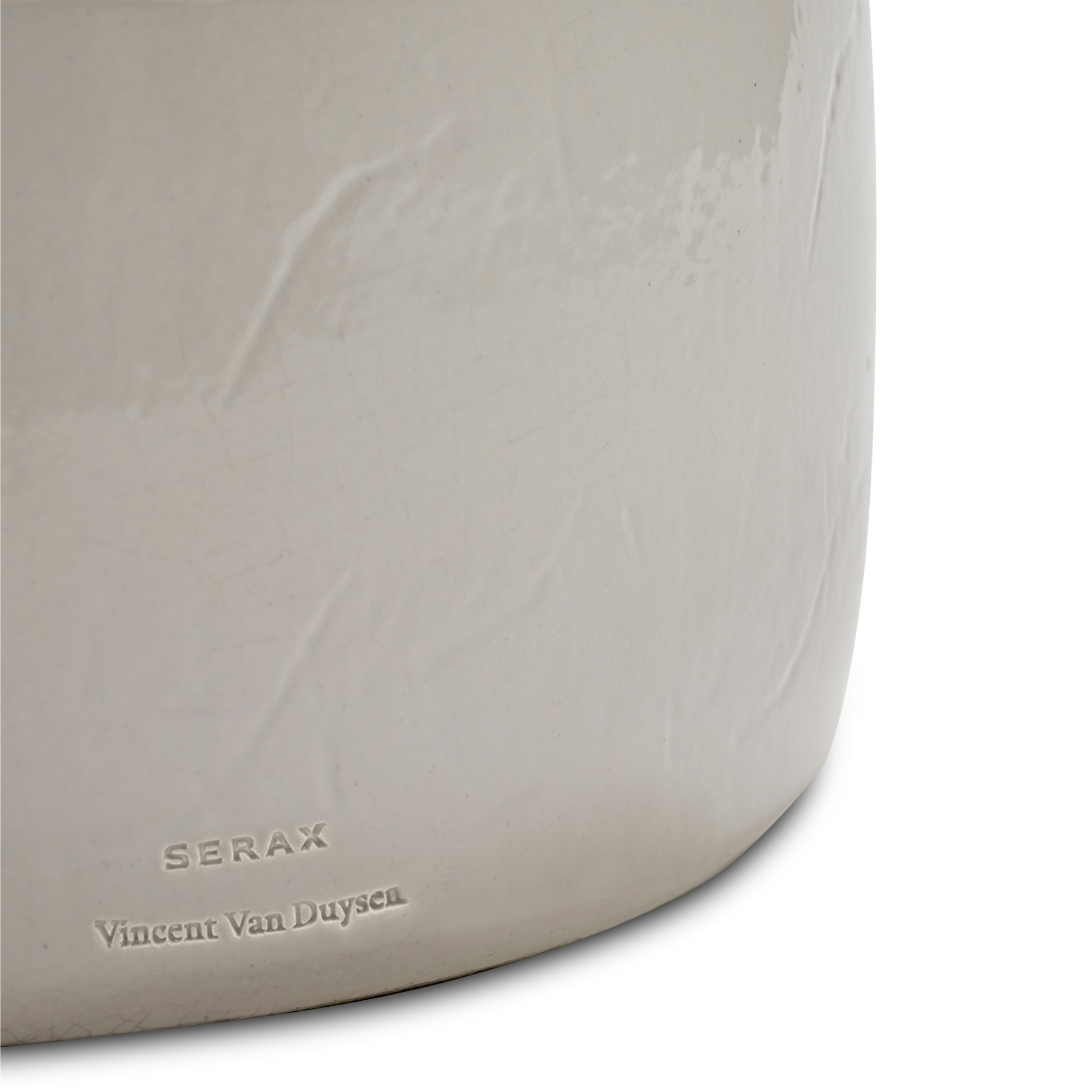 Bloempot Vaso 02 white H12