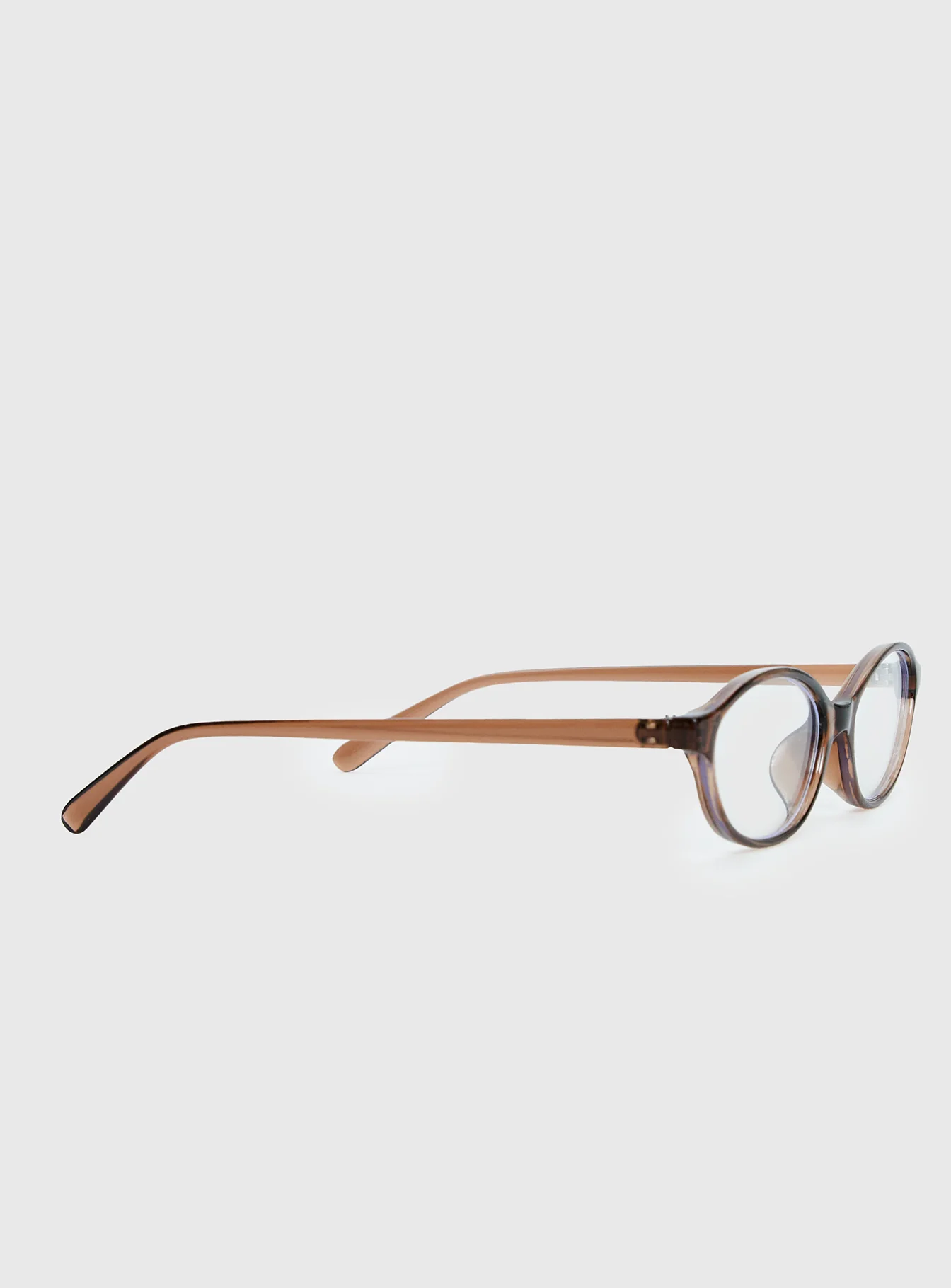 Life Begins Blue Light Glasses Light Brown