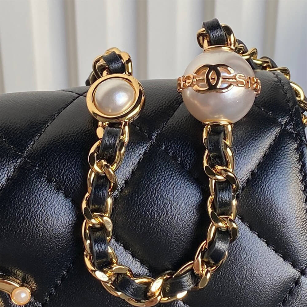 CHANEL Flap Phone Holder with Chain(HIGH-END GRADE) - Top Club