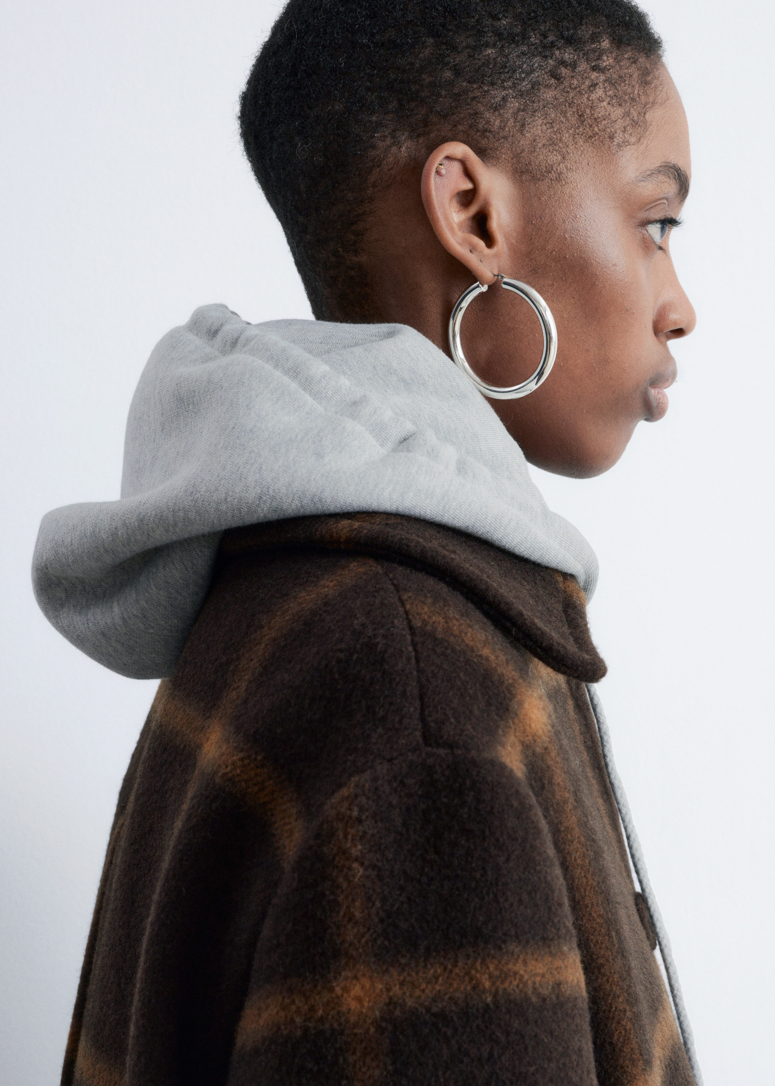 & Other Stories A-LINE WOOL COAT
