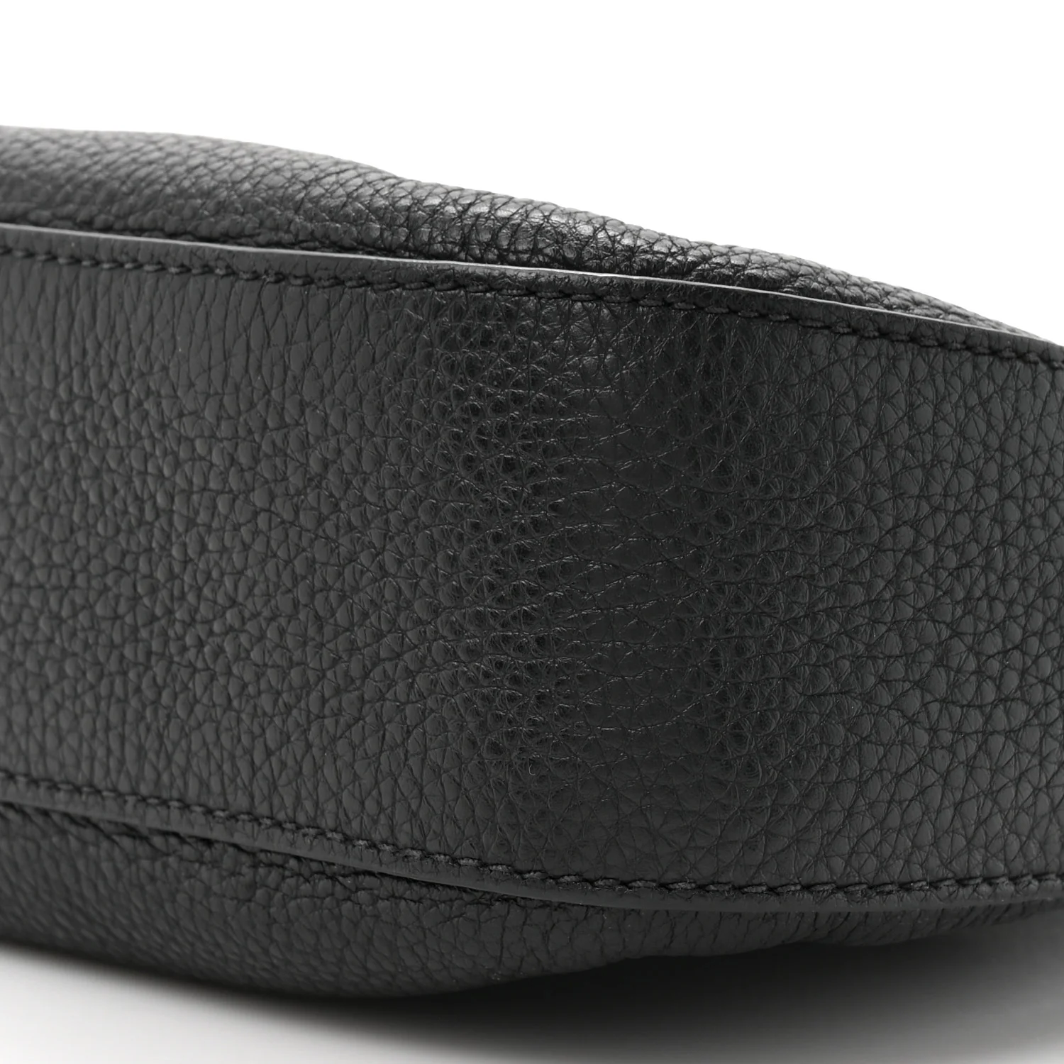 Vitello Phenix Zippered Messenger Hobo Black - Top Club