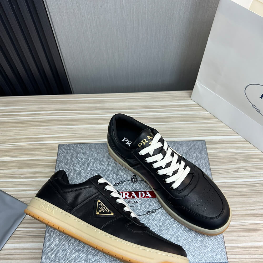 Prada Downtown nappa leather sneakers - Top Club