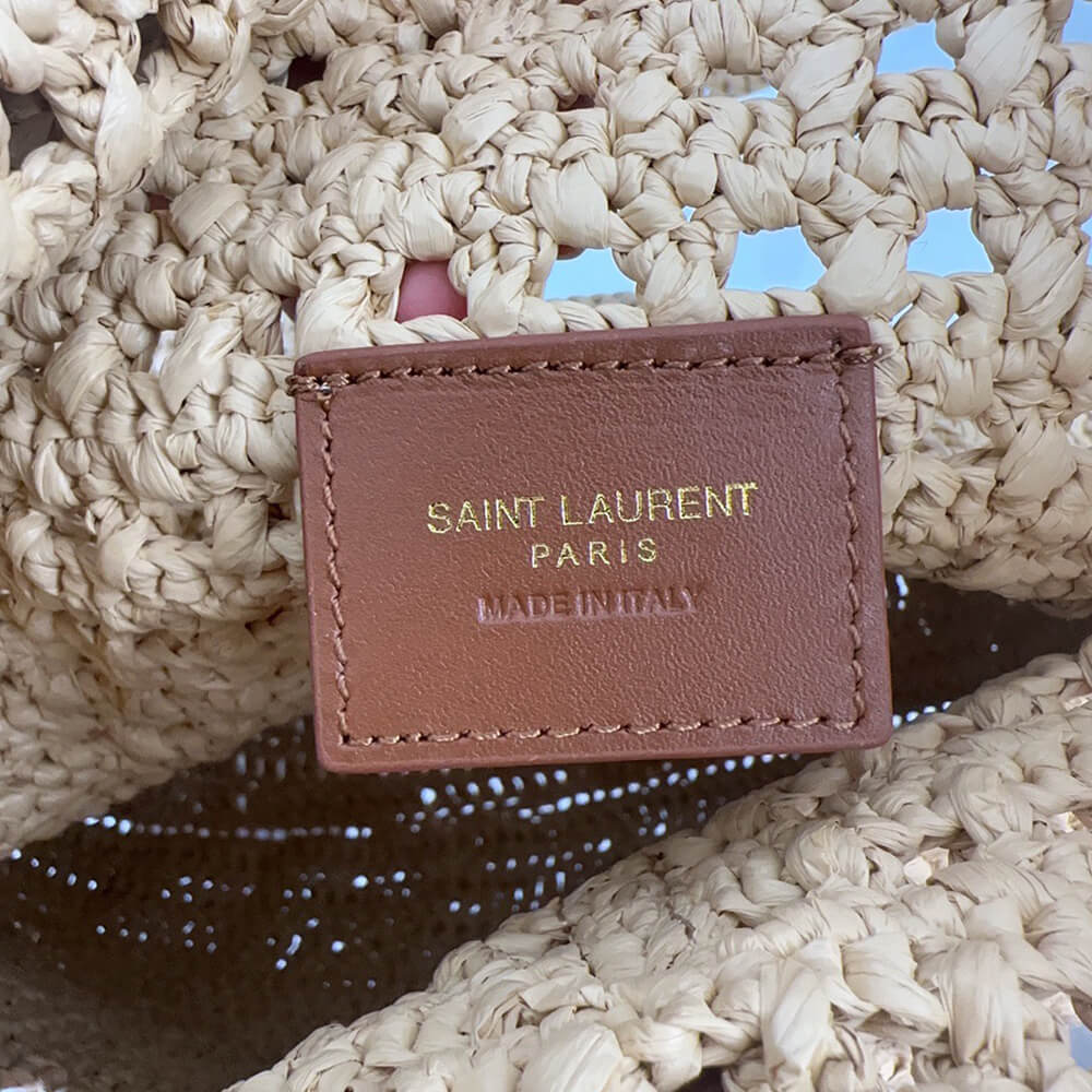 YSL Hobo Crochet bag in raffia and leather(HIGH-END GRADE) - Top Club