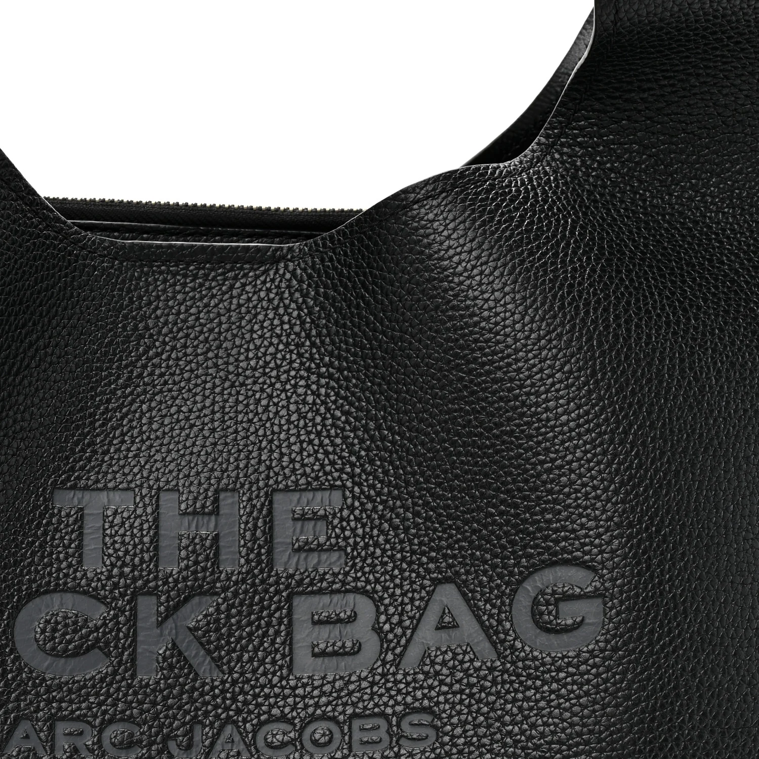 Grained Calfskin Medium The Sack Bag Black - Top Club