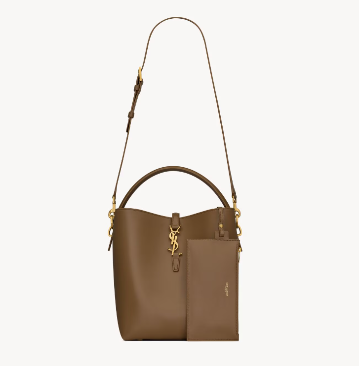 Y LE 37 IN SHINY LEATHER BAG - Top Club