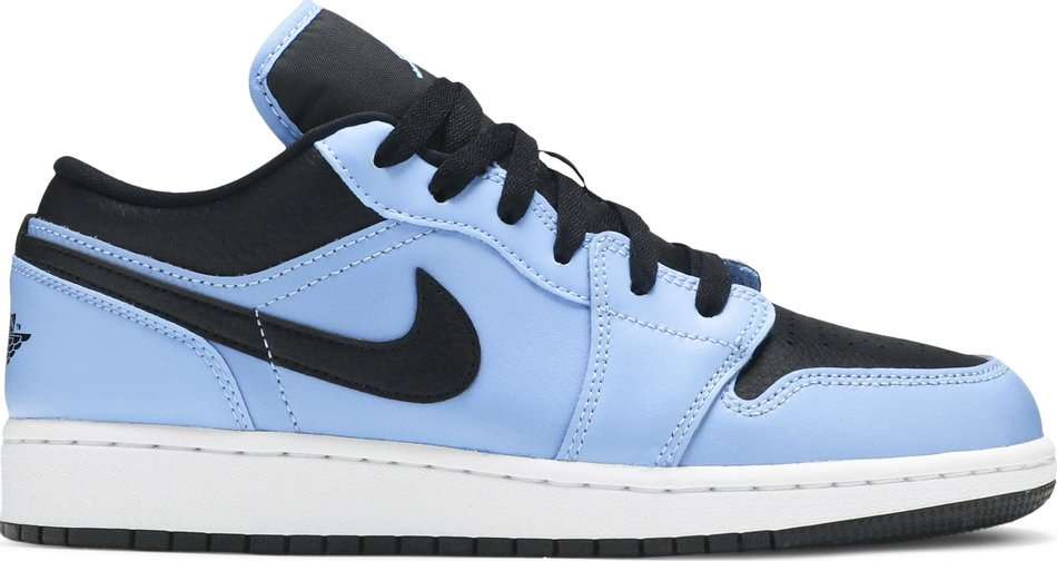 Air Jordan 1 Low GS  University Blue Black  553560-403 - Sneaker Replica Workshop
