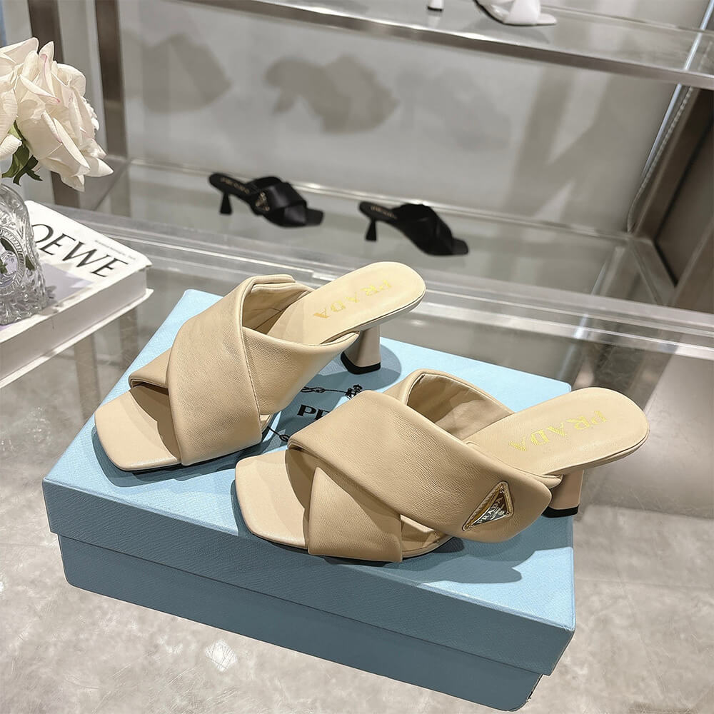 Prada Padded nappa leather sandals - Top Club